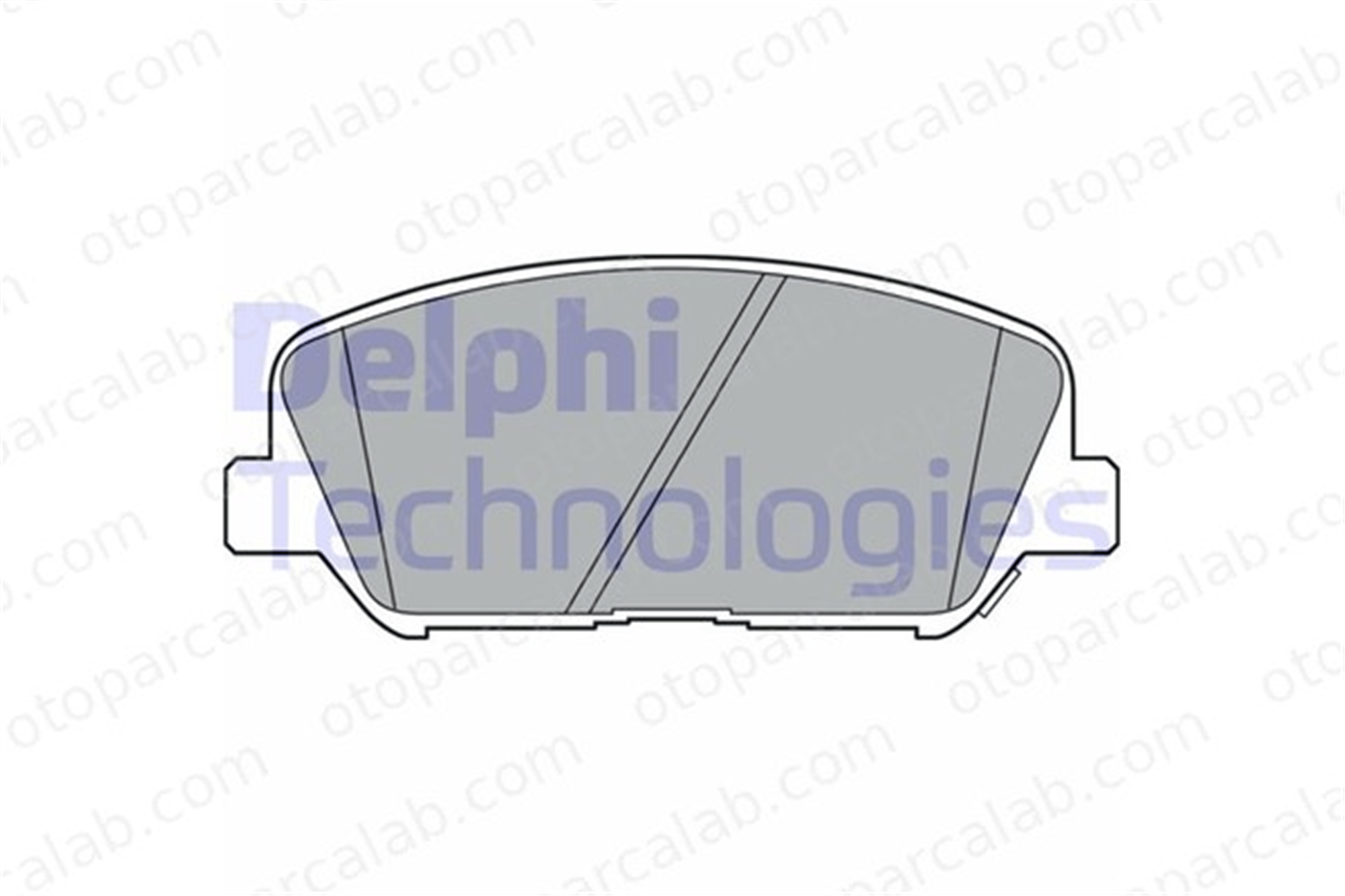 DELPHI LP2477 Fren Disk Balata Ön KIA CEE'D HYUNDAI i30 581012MA00 581012MA90