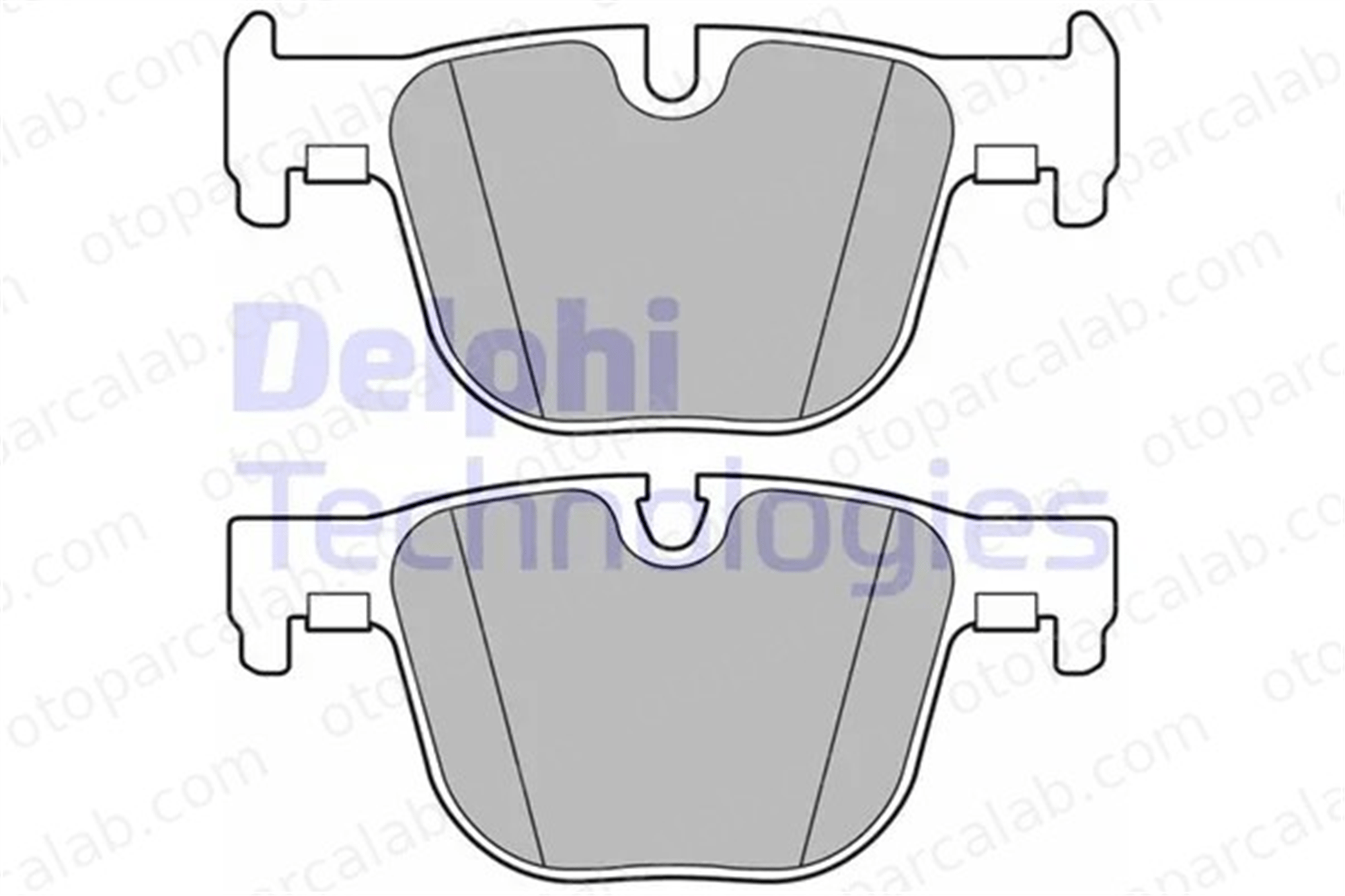 DELPHI LP2494 Fren Disk Balata Arka BMW 3 Touring 3 34206799813 34216850570
