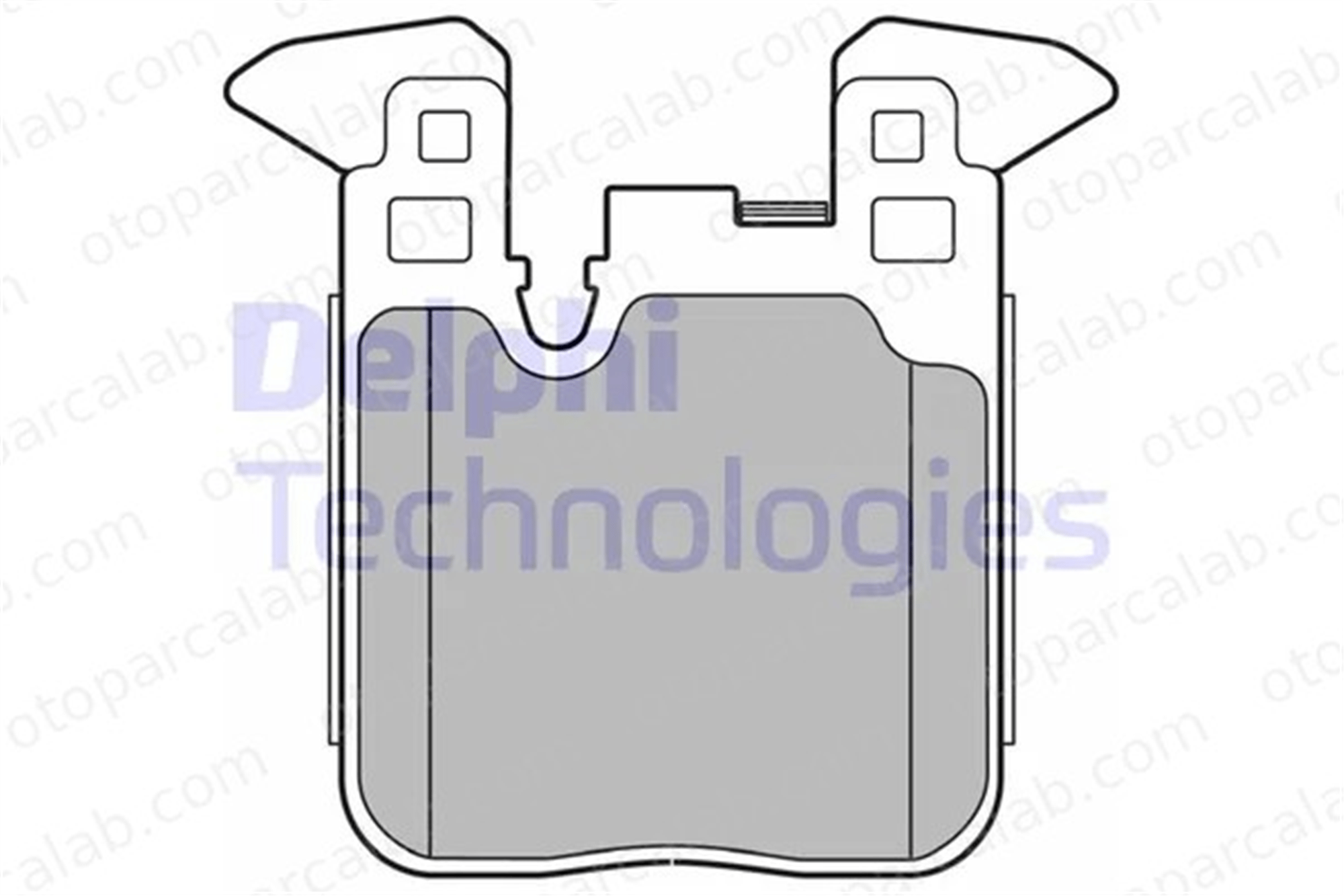 DELPHI LP2660 Fren Disk Balata Ön BMW 1 3 34212284989 34216855474