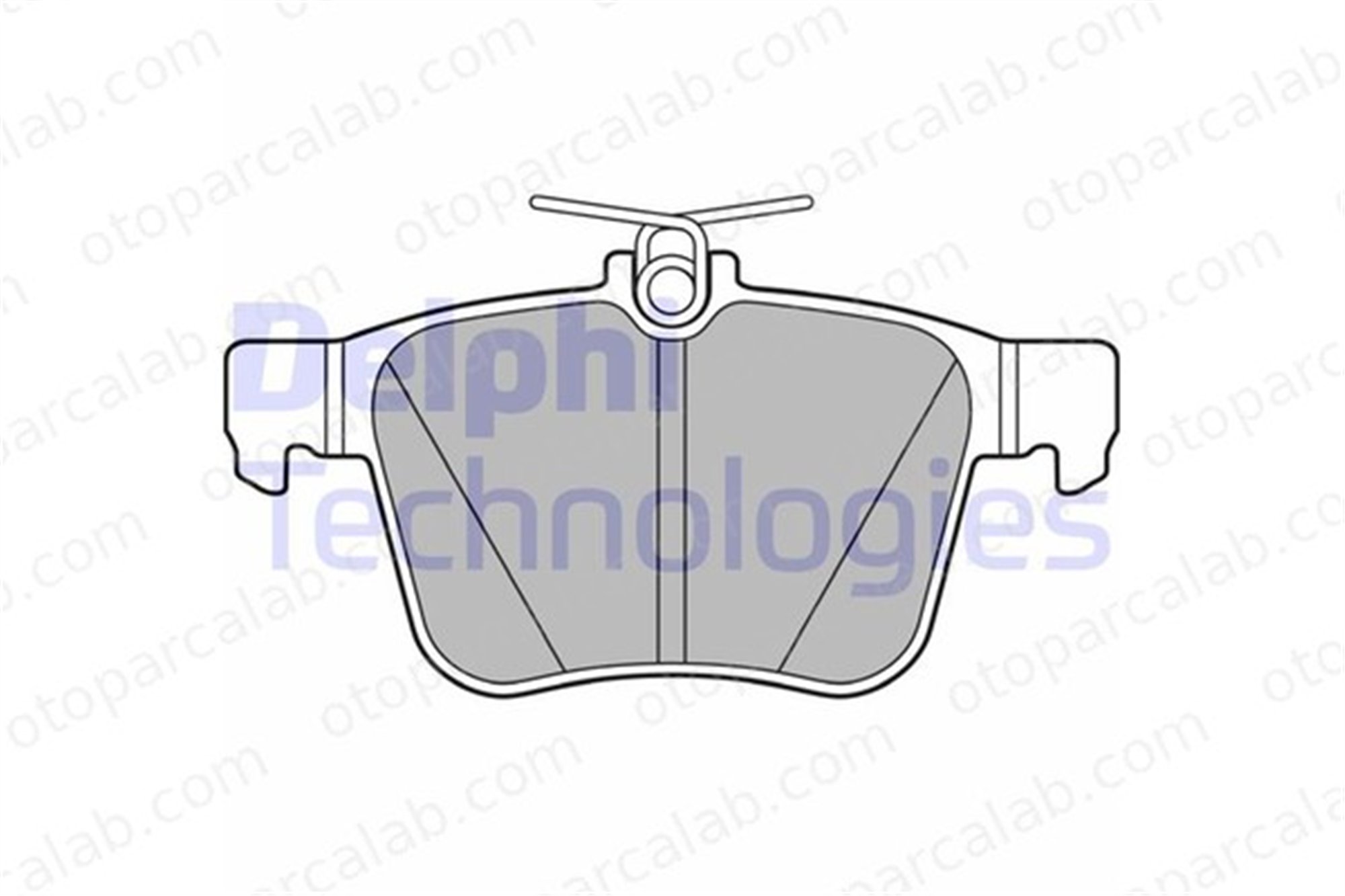 DELPHI LP2697 Fren Disk Balata Arka VW GOLF VII AUDI A3 Sportback 3Q0698451F 8V0698451D
