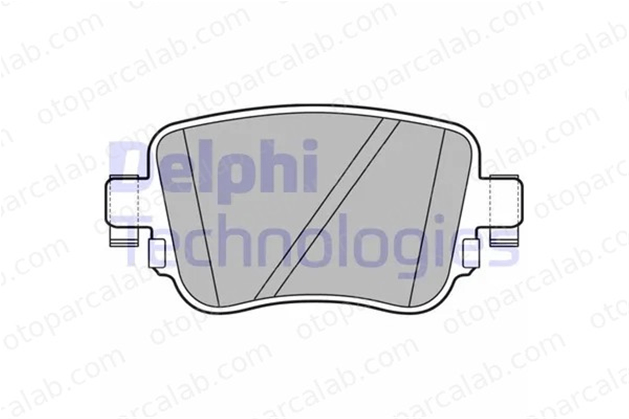 DELPHI LP2709 Fren Disk Balata Arka SEAT LEON ST LEON 7N0698451A 5Q0698451B