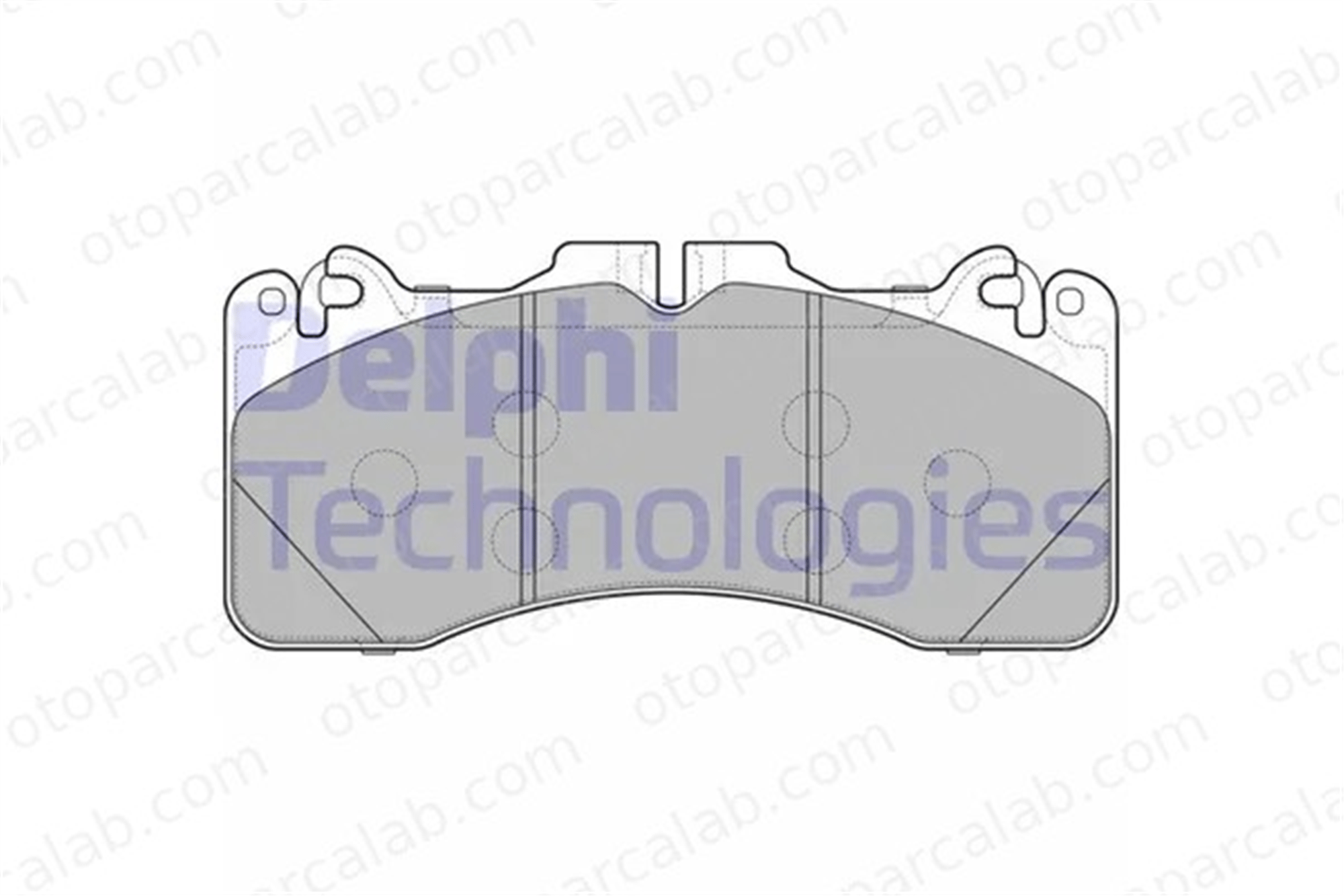 DELPHI LP2760 Fren Disk Balata Ön LEXUS LS RC 44650W150 04465-0W150