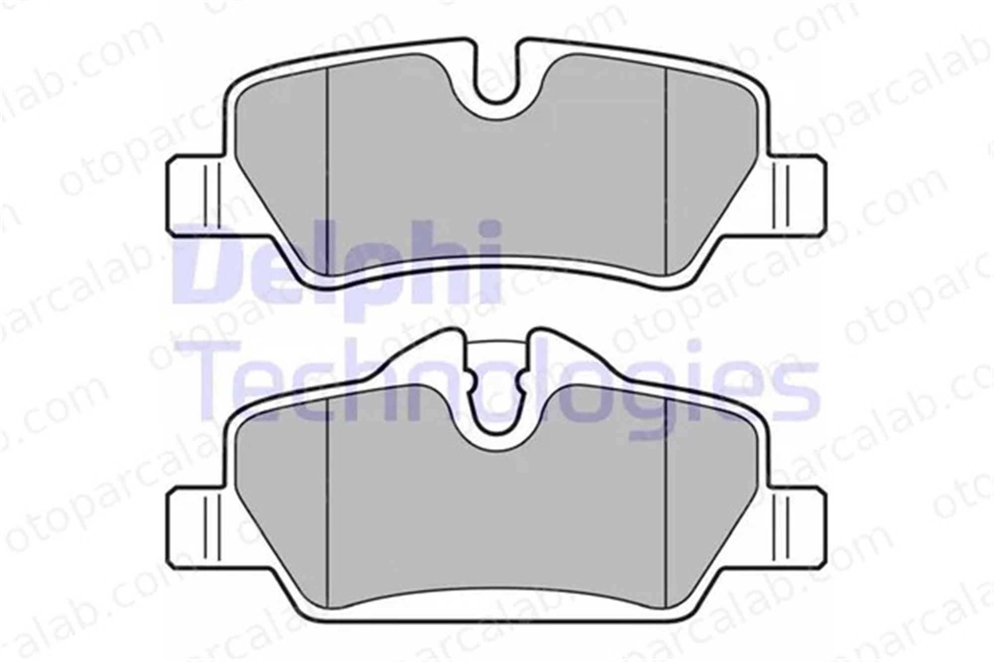 DELPHI LP2762 Fren Disk Balata Ön MINI MINI MINI Cabrio 34216861641 34216871299