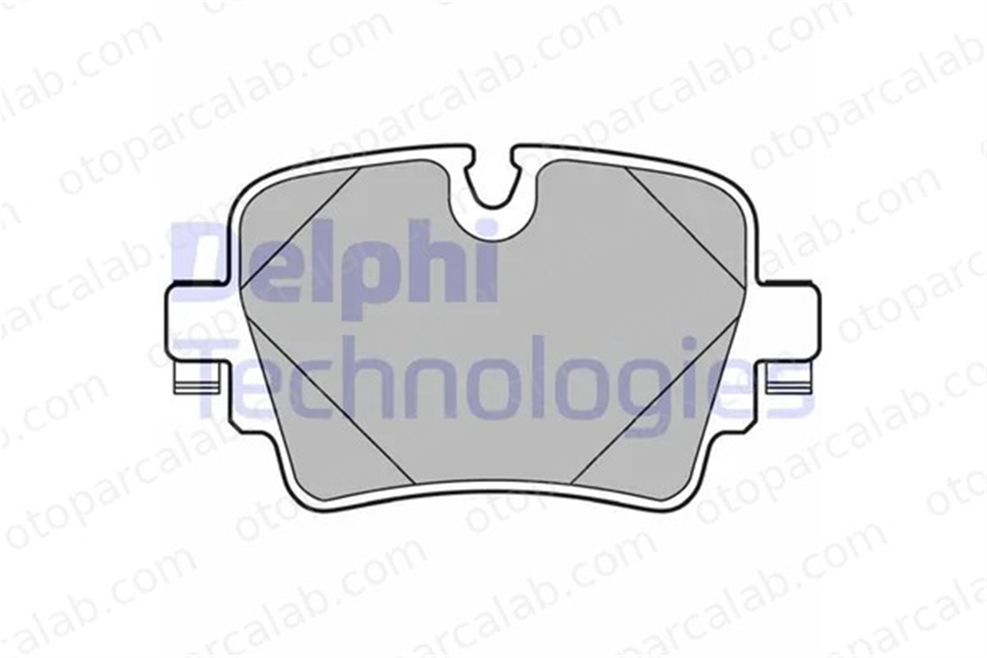 DELPHI LP2767 Fren Disk Balata Arka JAGUAR F-TYPE Cabrio F-TYPE Coupe C2D40929 C2D49906