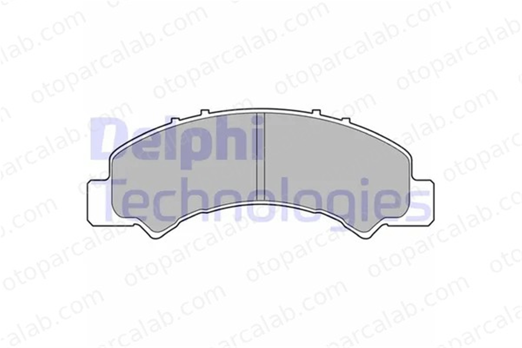 DELPHI LP2770 Fren Disk Balata Arka ISUZU N MD 8980912710 8982169210
