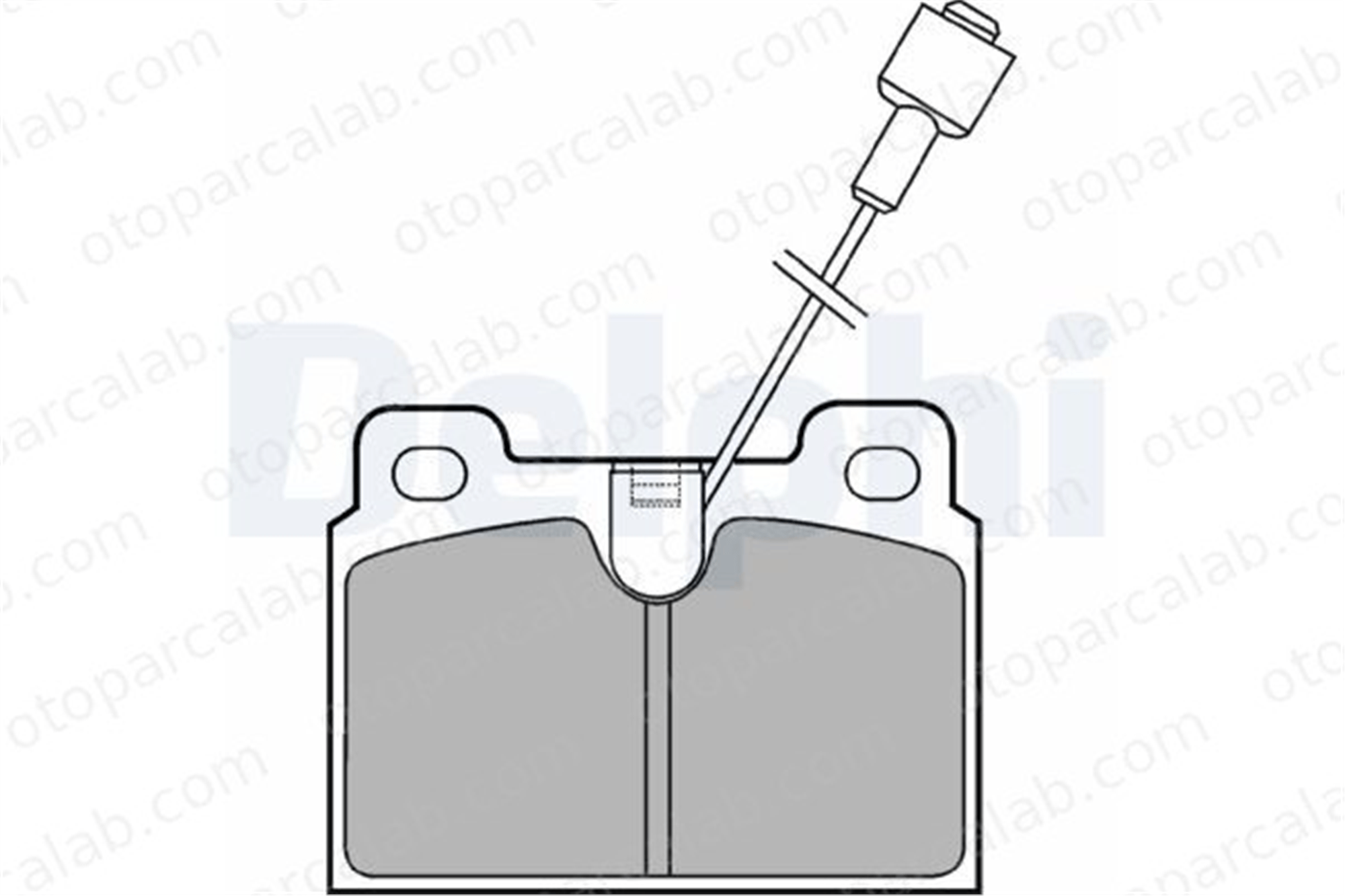 DELPHI LP306 Fren Disk Balata Ön TALBOT HORIZON 424897 425063