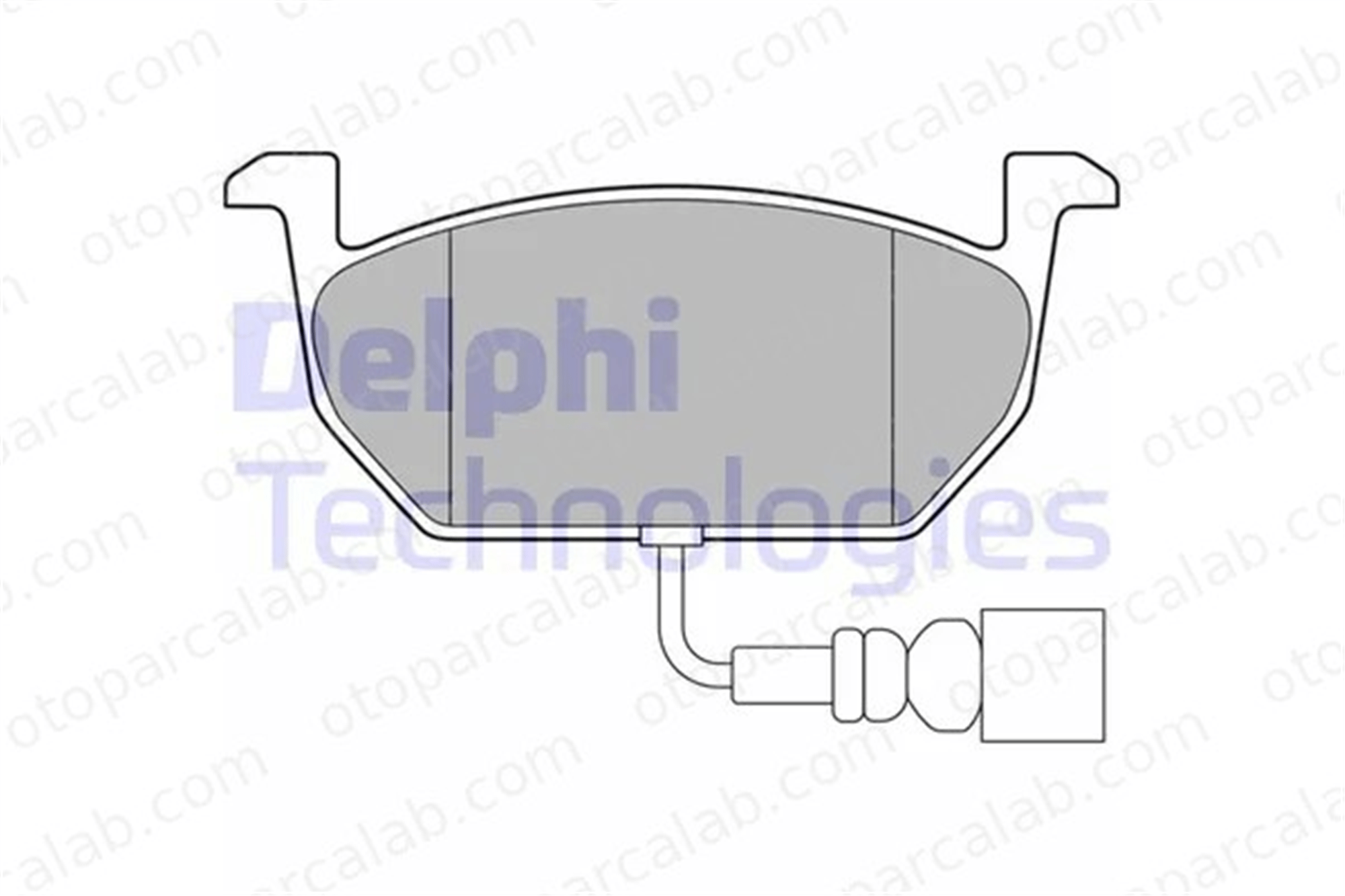 DELPHI LP3146 Fren Disk Balata Ön VW GOLF VII GOLF VII Variant 5Q0698151C 5Q0698151T
