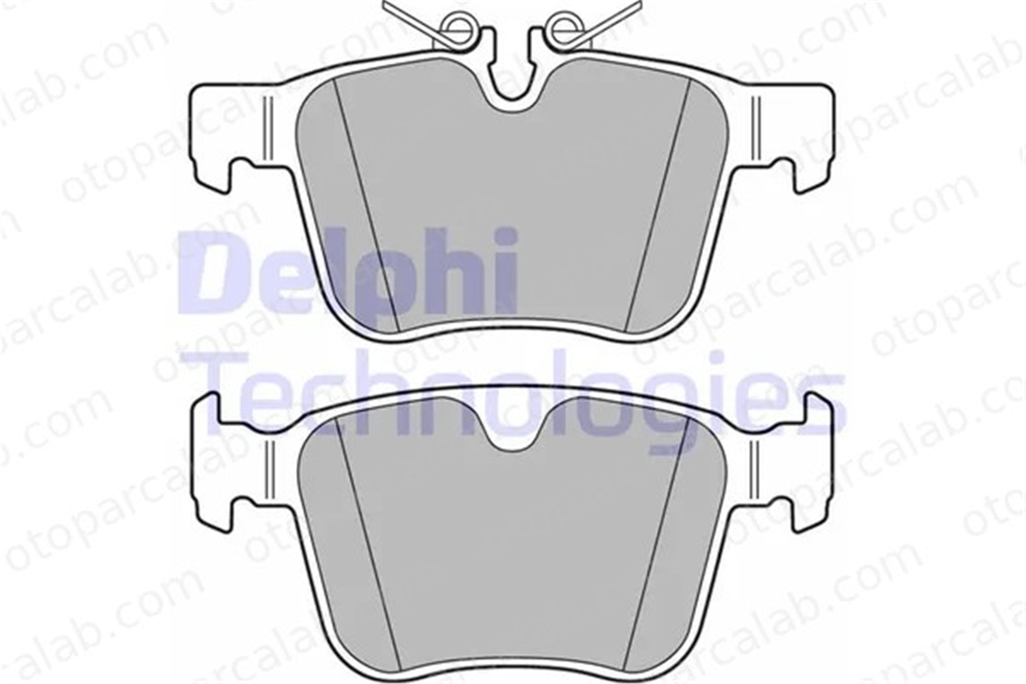 DELPHI LP3167 Fren Disk Balata Arka VOLVO XC60 II V90 II Station wagon LR110327 LR160436