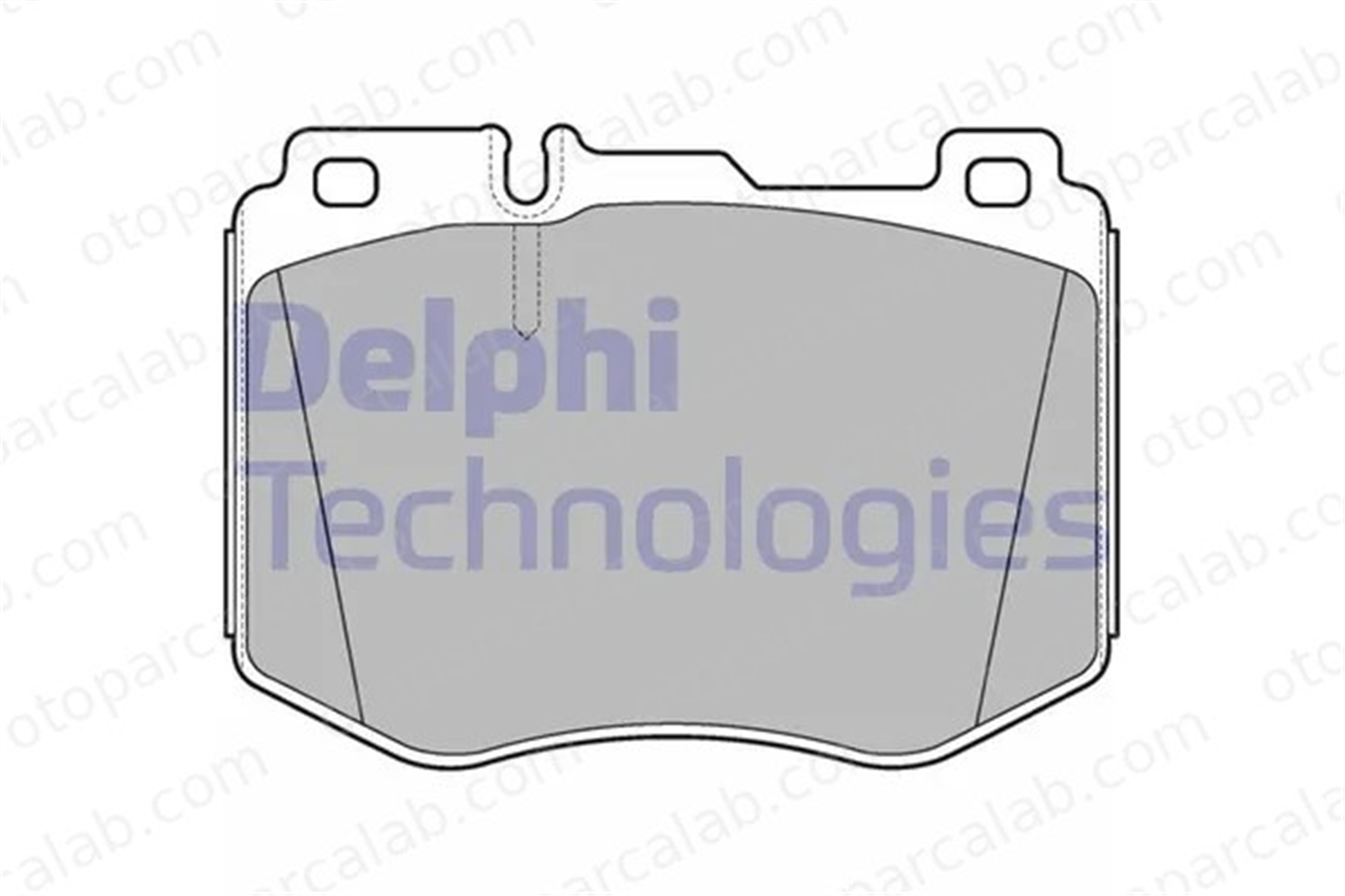 DELPHI LP3172 Fren Disk Balata Ön MERCEDES-BENZ E-SERISI C-SERISI 4208000 84201820