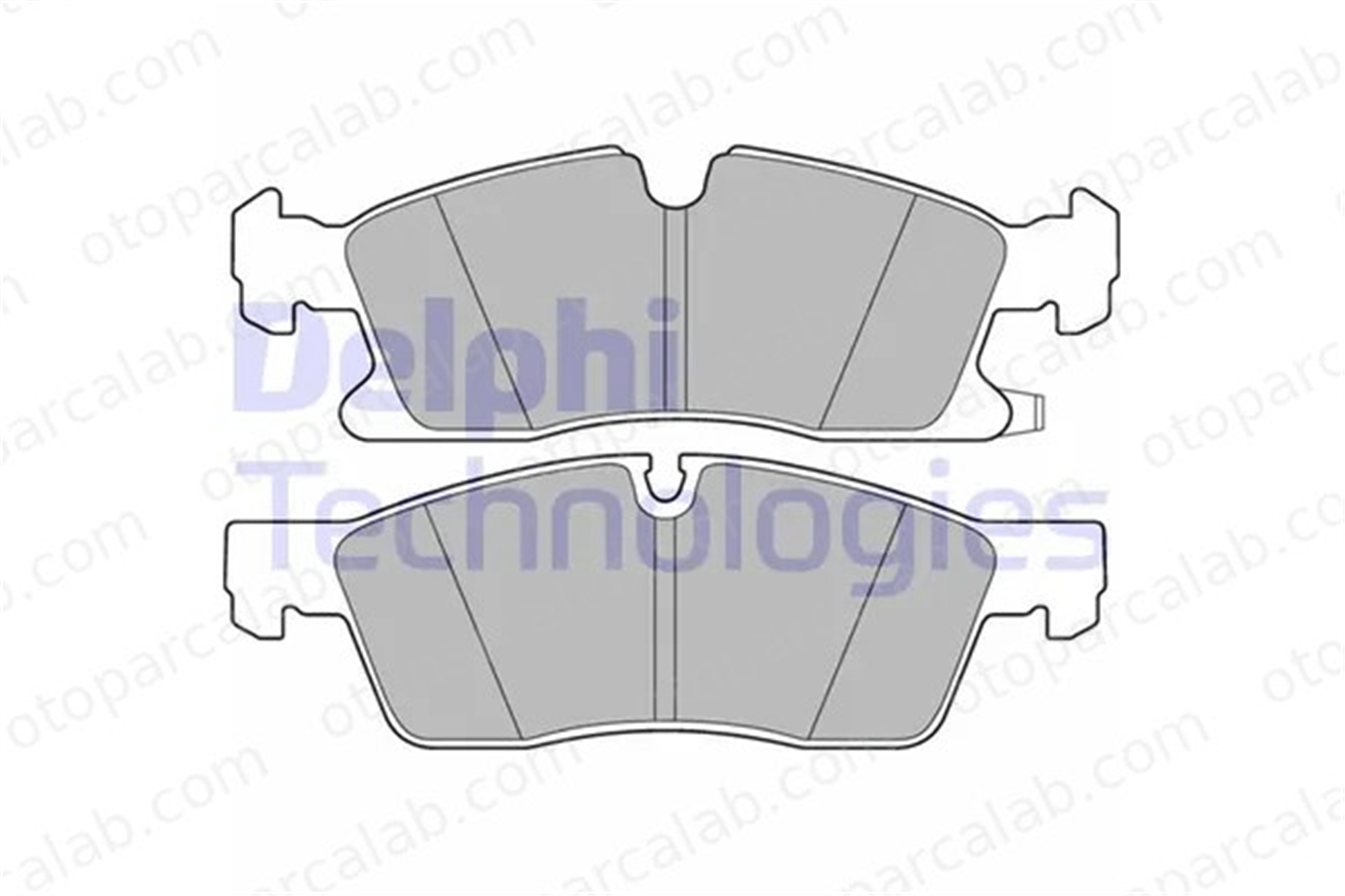 DELPHI LP3173 Fren Disk Balata Ön JEEP GRAND CHEROKEE IV DODGE DURANGO 68052370AA 68052370AC