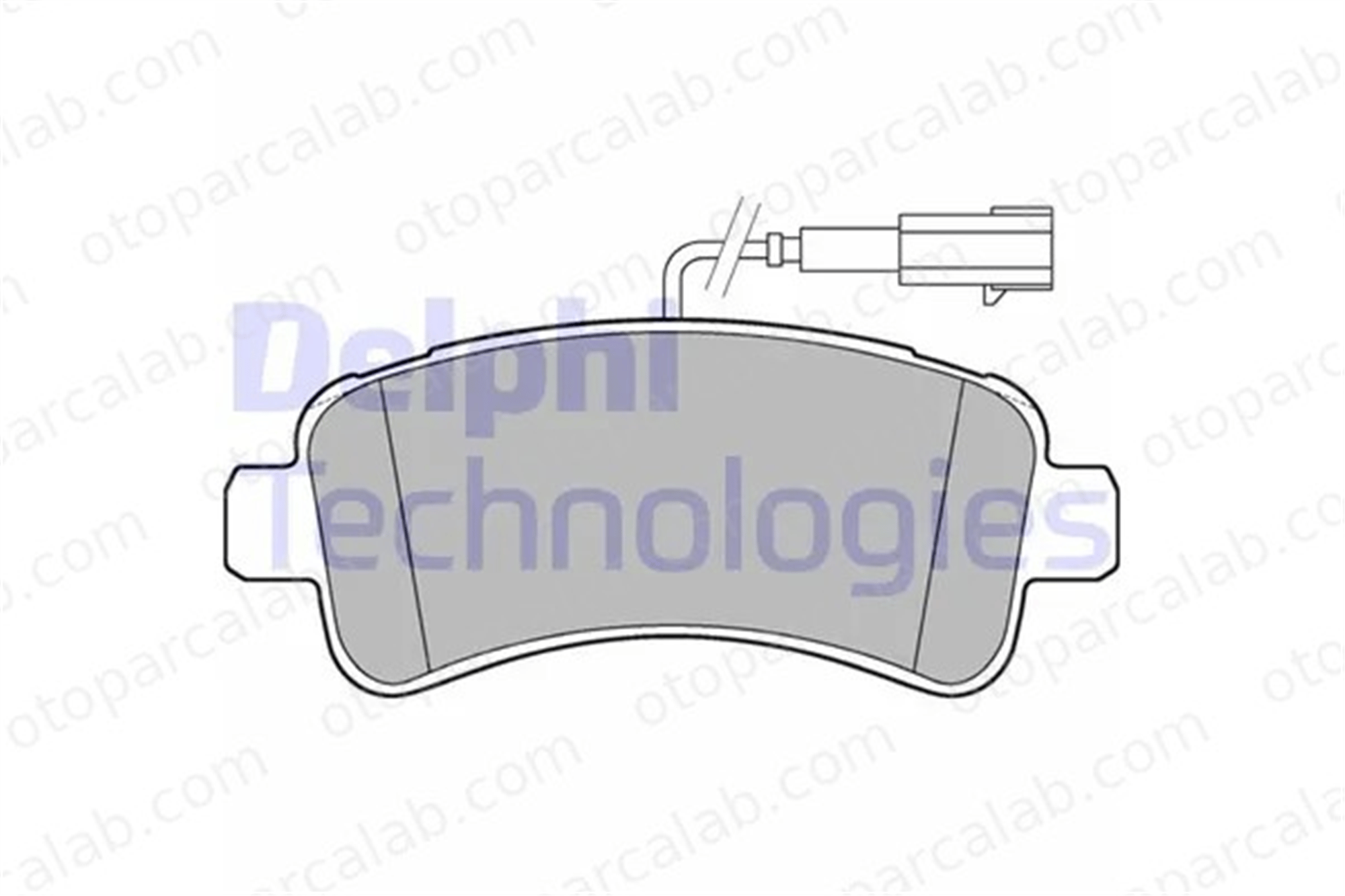 DELPHI LP3185 Fren Disk Balata Ön FIAT DUCATO Platform şasi CITROËN JUMPER Panelvan/Van 1612434080 1673605980