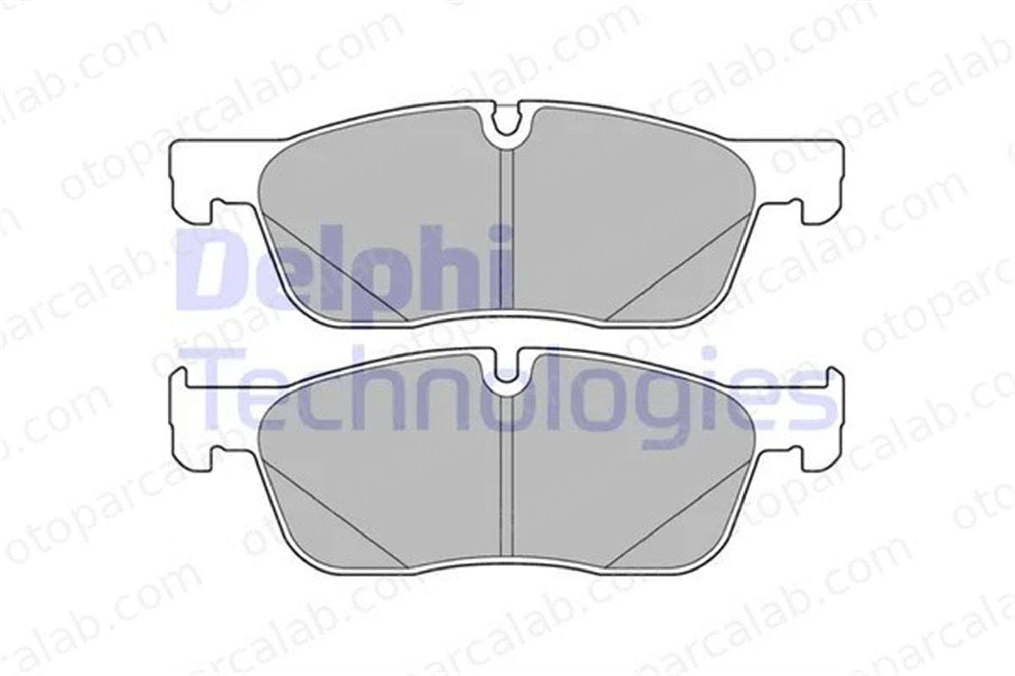 DELPHI LP3188 Fren Disk Balata Ön LAND ROVER RANGE ROVER VELAR JAGUAR XF SPORTBRAKE LR090689 T2H43858