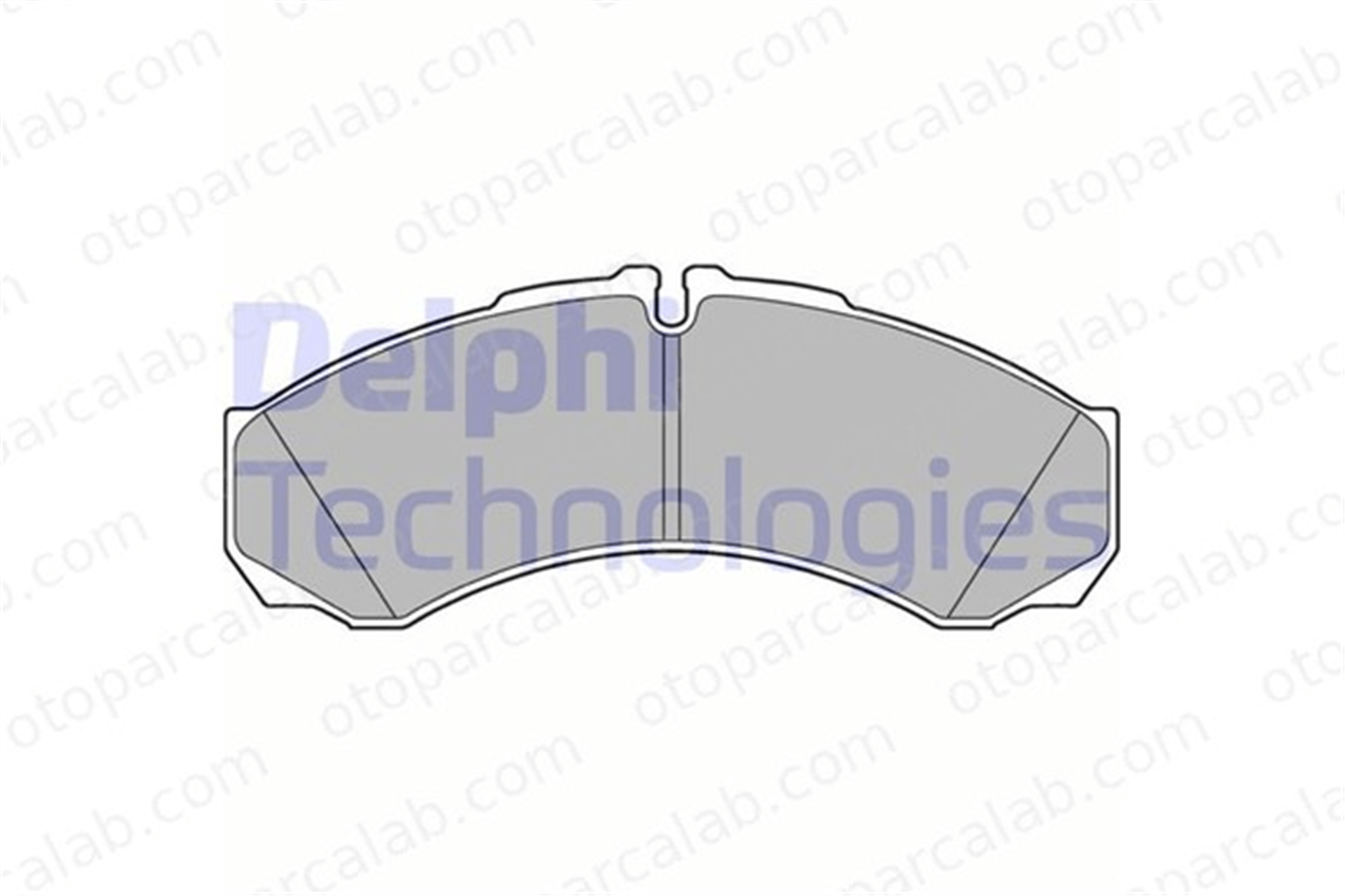 DELPHI LP3190 Fren Disk Balata Arka IVECO DAILY VI Panelvan/Van DAILY VI Platform şasi 500055565 2996535