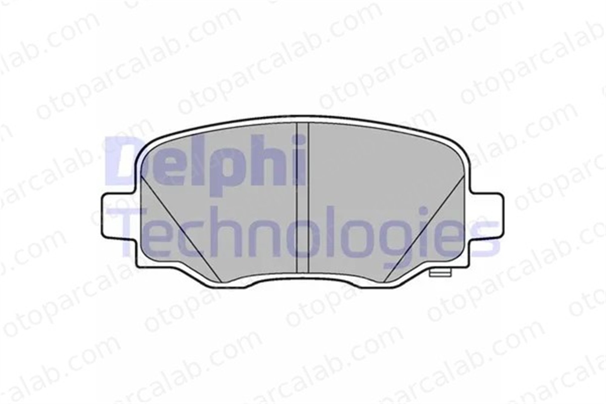 DELPHI LP3194 Fren Disk Balata Arka FIAT 500X JEEP RENEGADE SUV 77367140 77369320