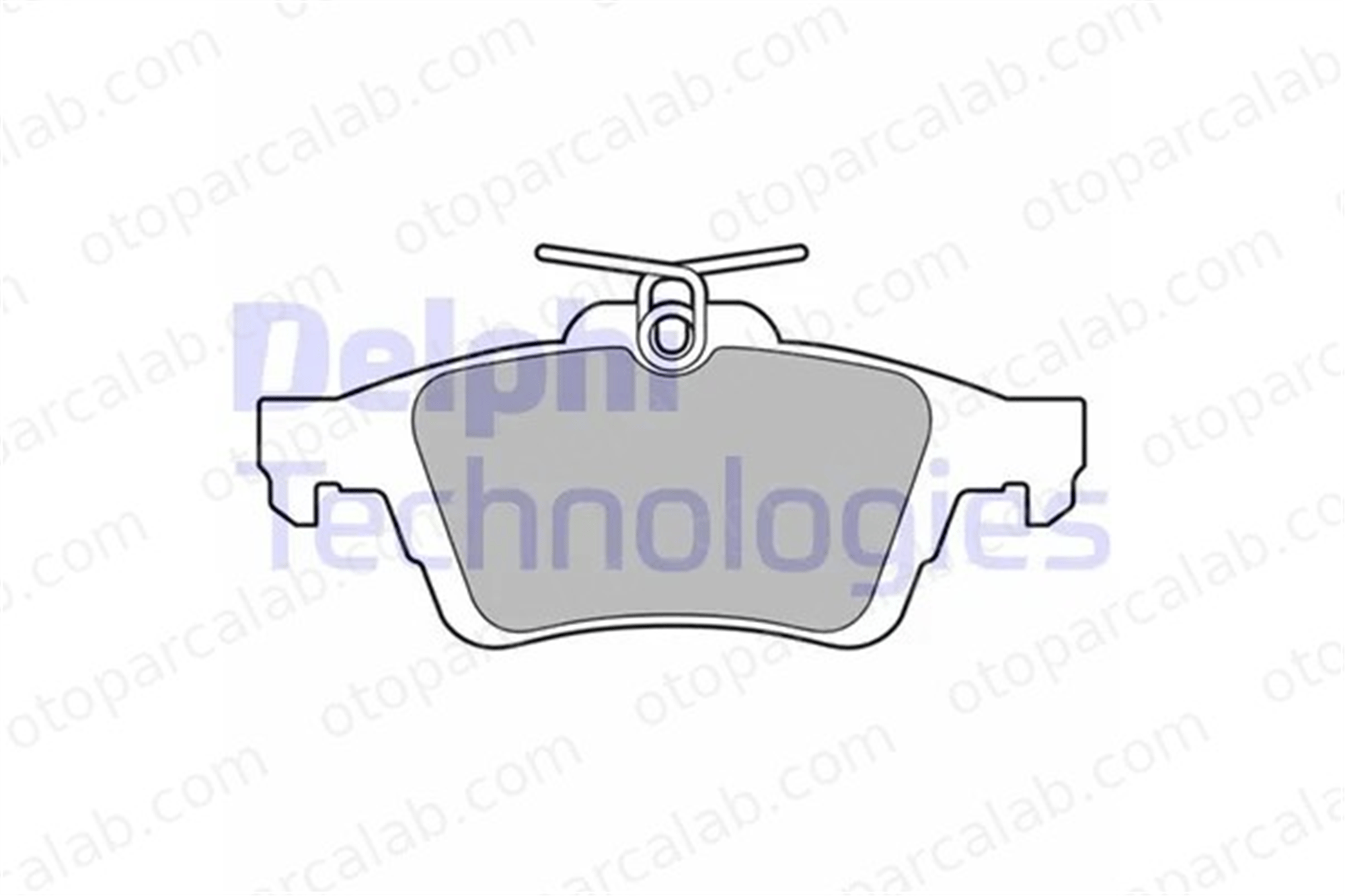 DELPHI LP3207 Fren Disk Balata Arka SAAB 9-3 Station wagon FORD FOCUS III Turnier 2T1J2M008AA 93183140