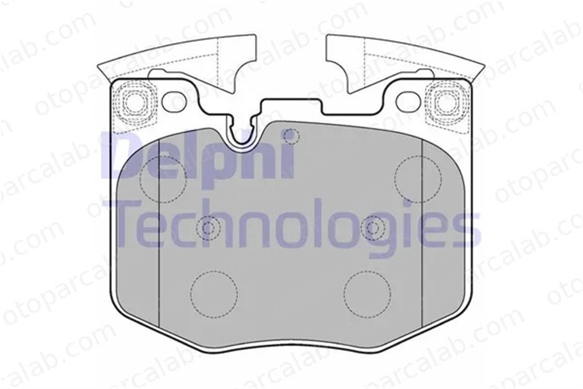 DELPHI LP3235 Fren Disk Balata Ön BMW 5 3 34116888457 34116888458