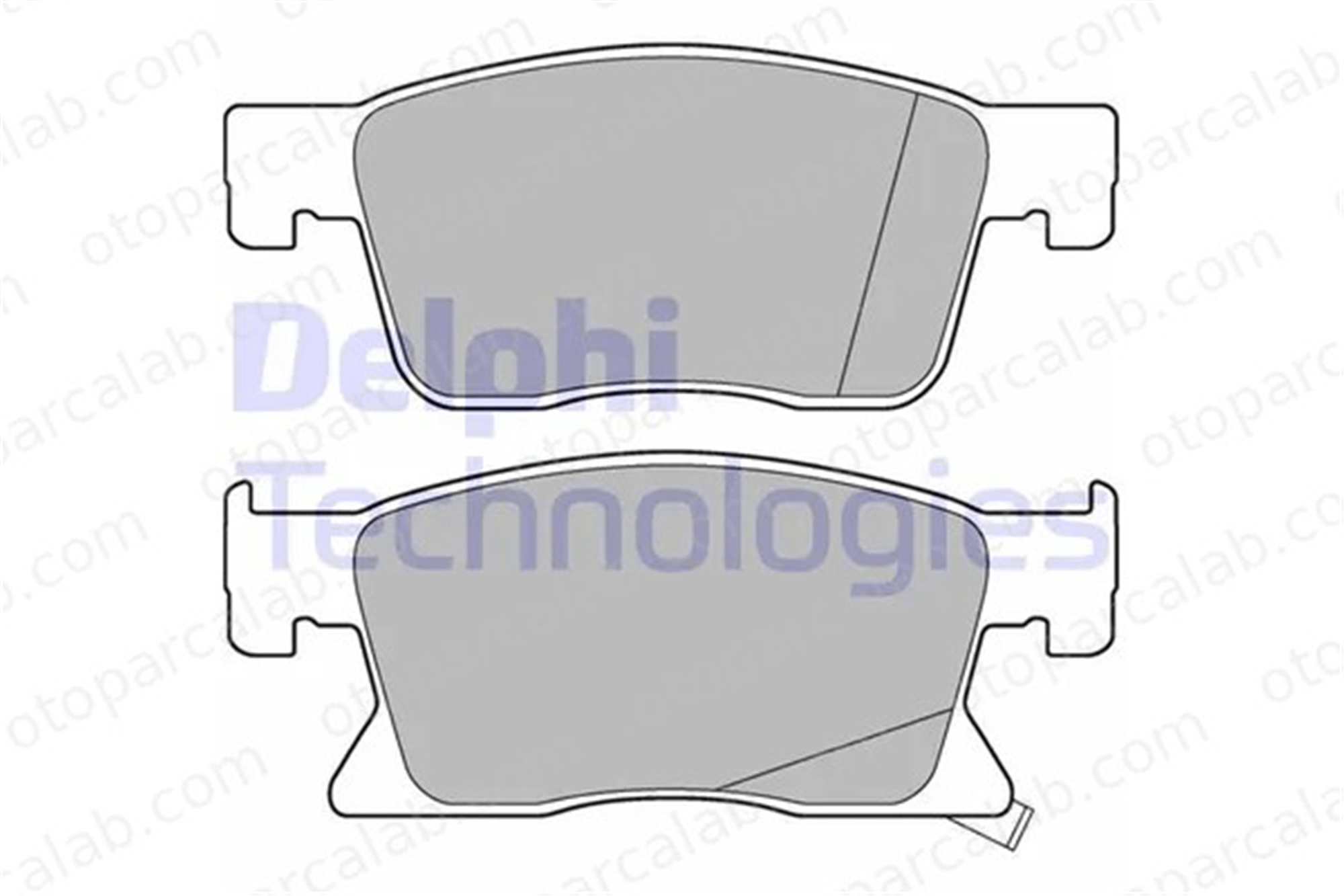 DELPHI LP3237 Fren Disk Balata Ön OPEL ASTRA K ASTRA K Sports Tourer 13478301 95526567