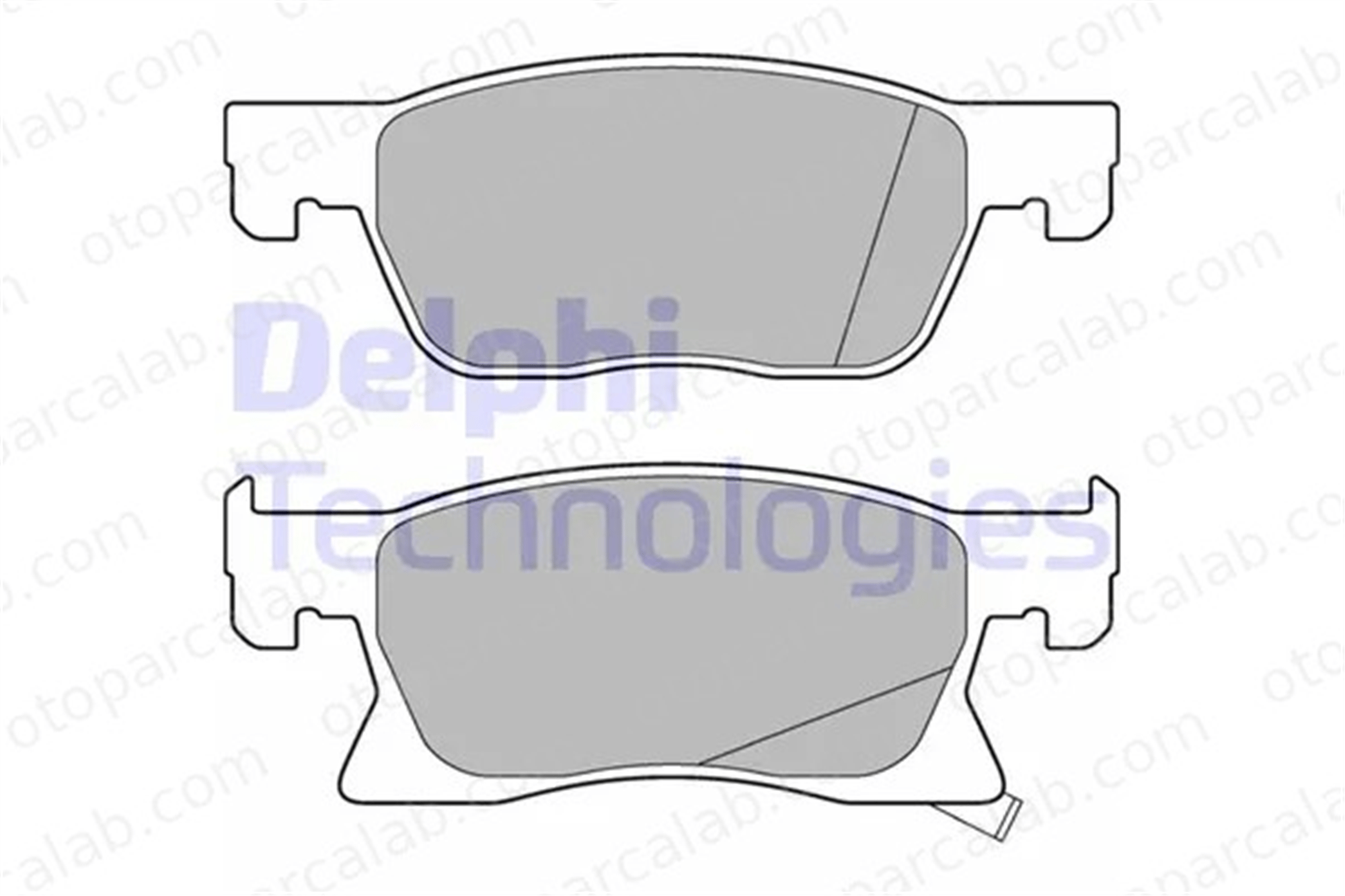 DELPHI LP3238 Fren Disk Balata Ön OPEL ASTRA K ASTRA K Sports Tourer 13478300 1684934780