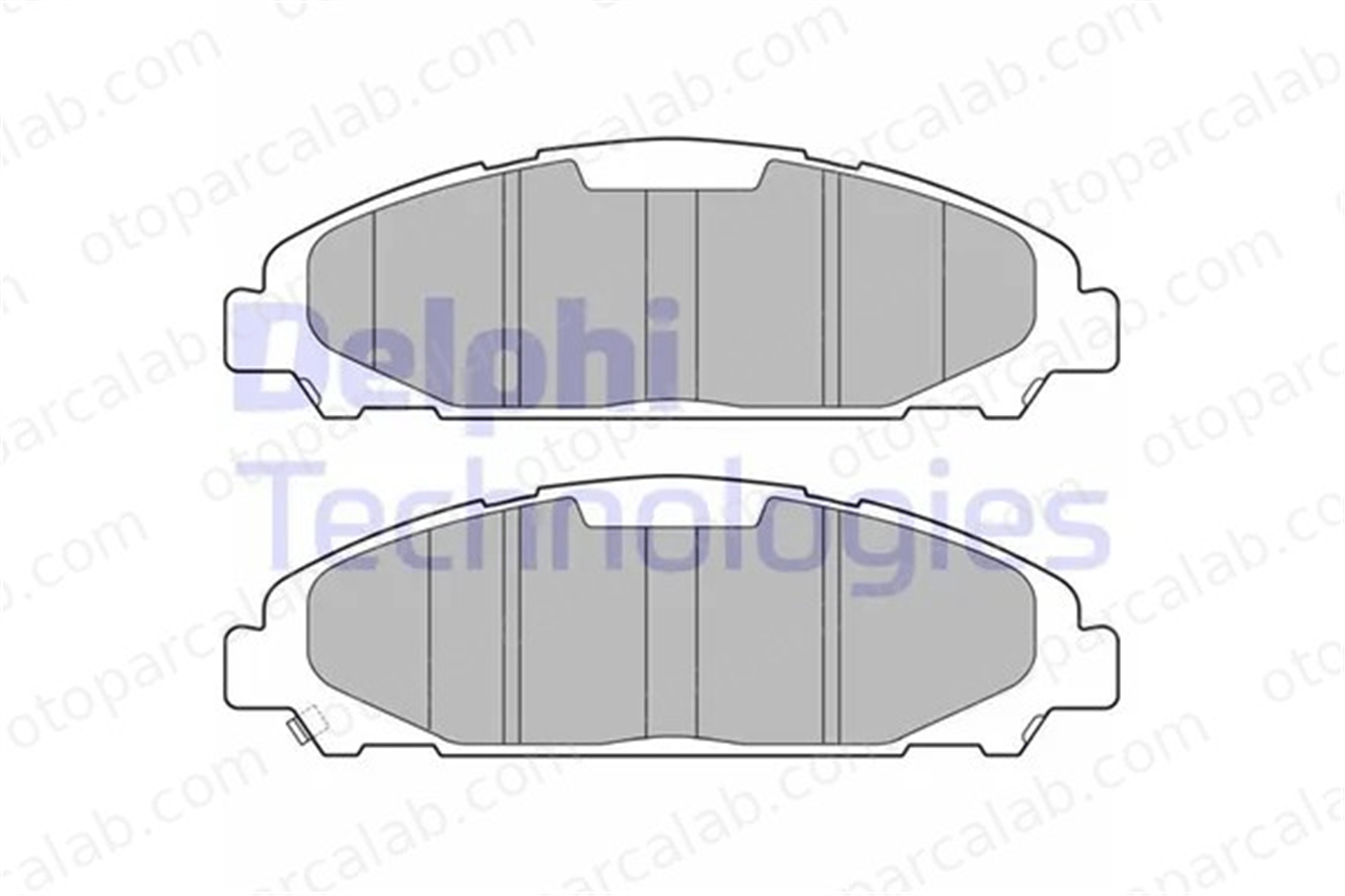 DELPHI LP3255 Fren Disk Balata Ön FORD USA MUSTANG Convertible MUSTANG Coupe 1936688 2043806
