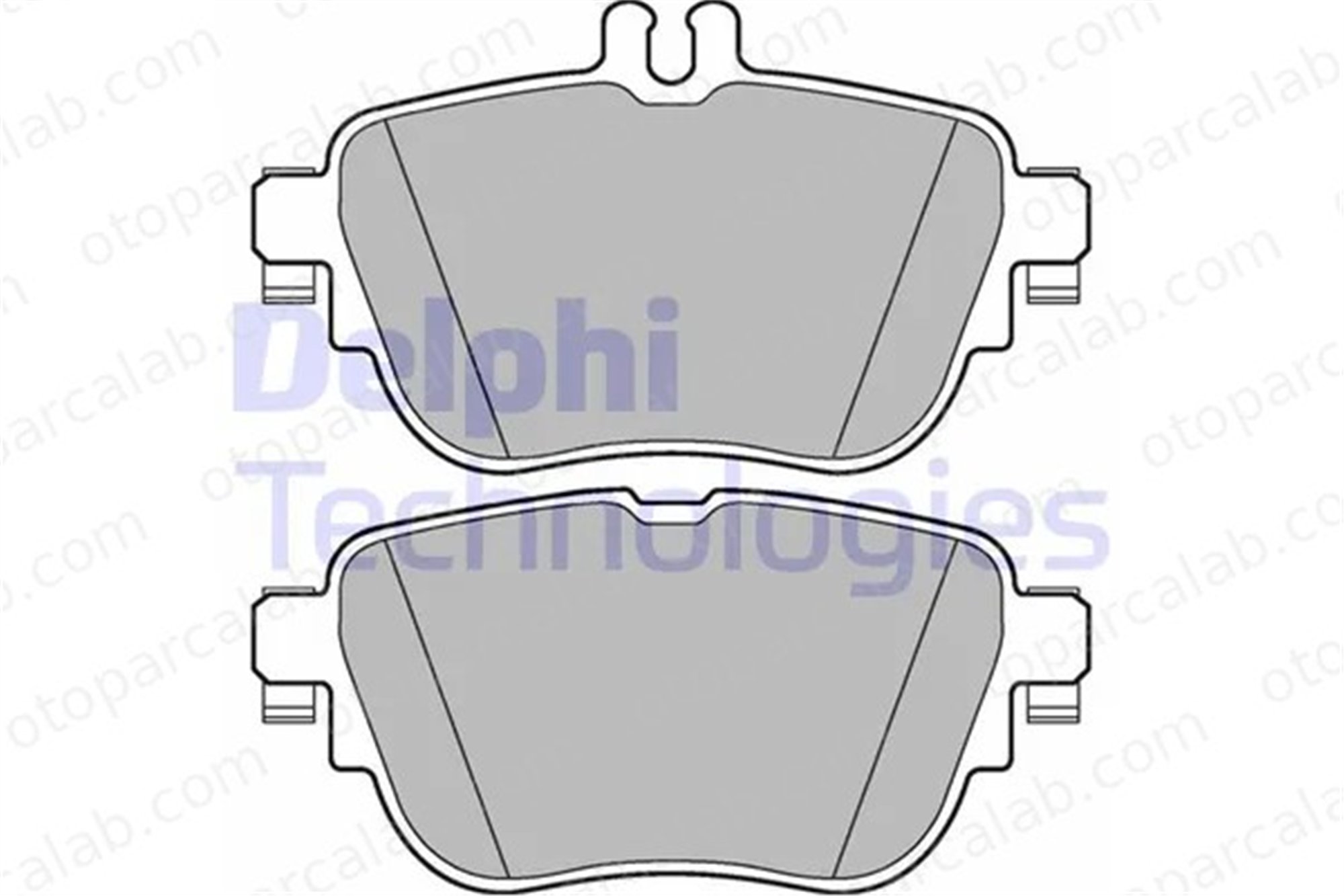 DELPHI LP3262 Fren Disk Balata Arka MERCEDES-BENZ E-SERISI E-SERISI Coupe A0004209700 A0004209303