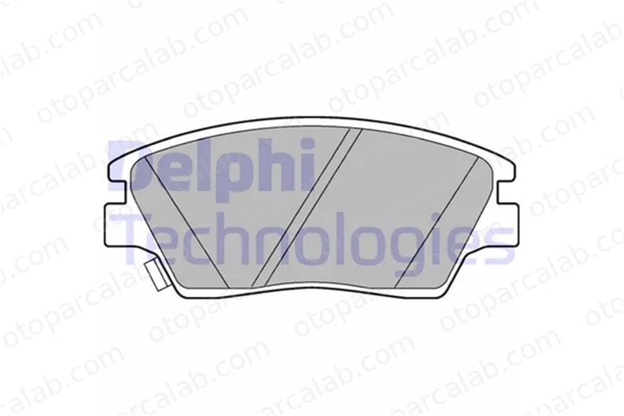 DELPHI LP3263 Fren Disk Balata Ön SSANGYONG TIVOLI XLV SUV 48130350B0 48130350C0