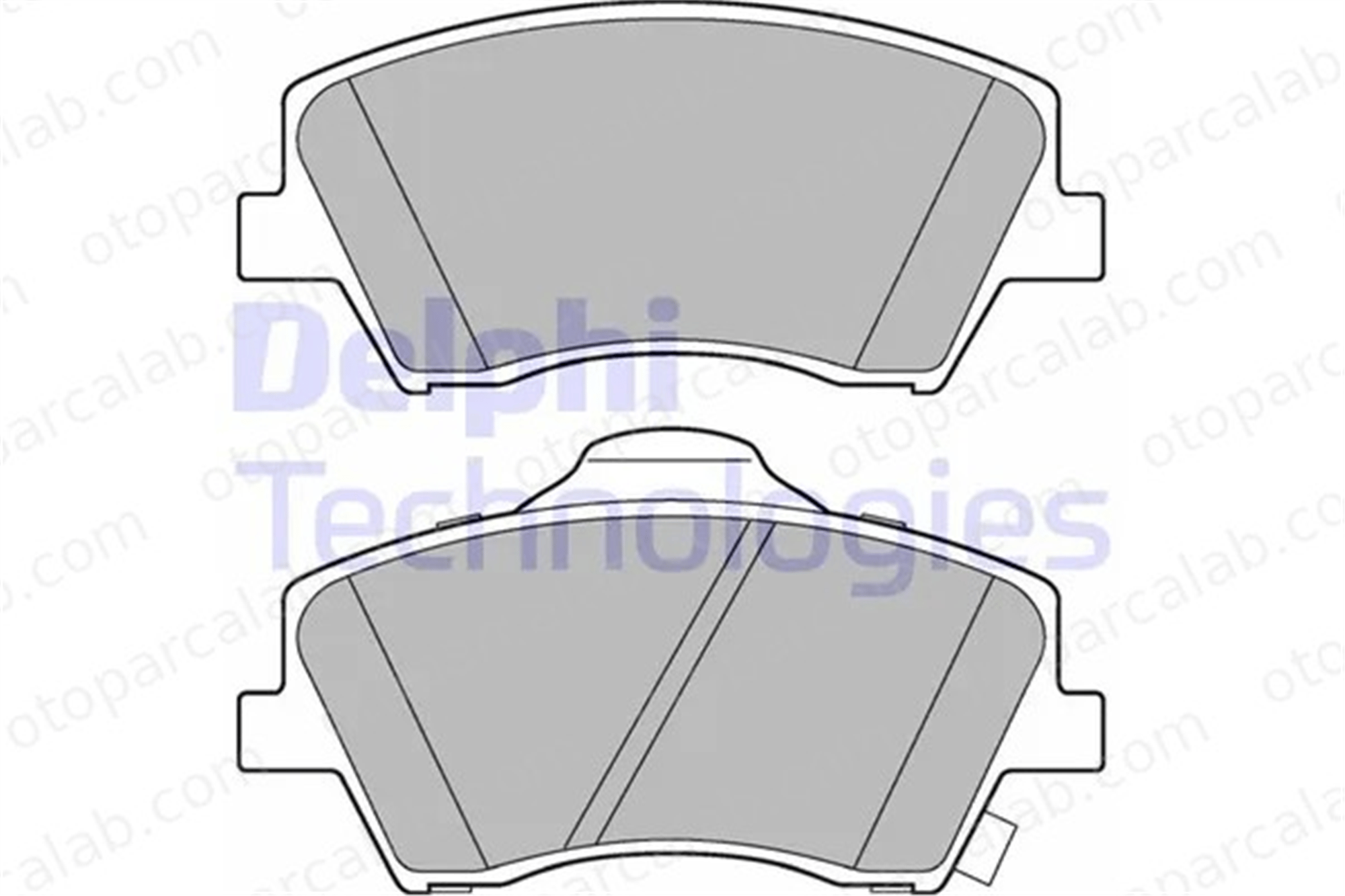 DELPHI LP3264 Fren Disk Balata Ön HYUNDAI ELANTRA VI Sedan KIA NIRO I 58101G2A10 581013VA90