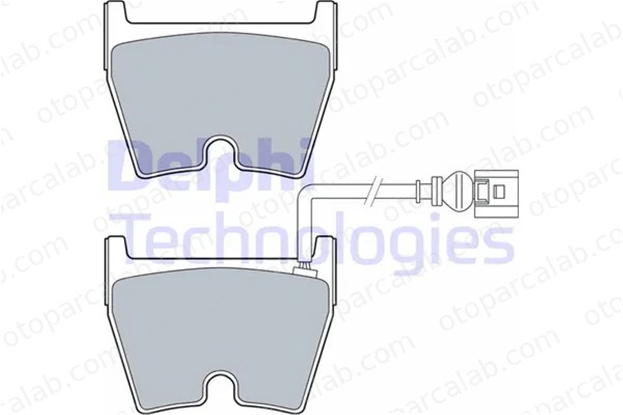 DELPHI LP3266 Fren Disk Balata Ön AUDI Q3 A3 Sportback 8U0698151E 8S0698151F