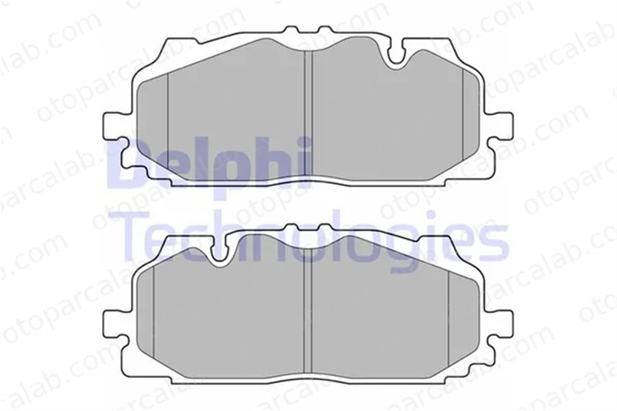 DELPHI LP3272 Fren Disk Balata Ön AUDI Q7 VW TOUAREG 8W0698151R 4K0698151AA