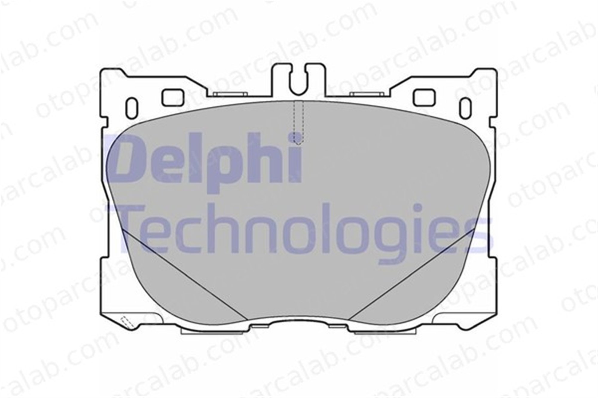 DELPHI LP3276 Fren Disk Balata Ön MERCEDES-BENZ GLC GLC Coupe A0004204900 4204900