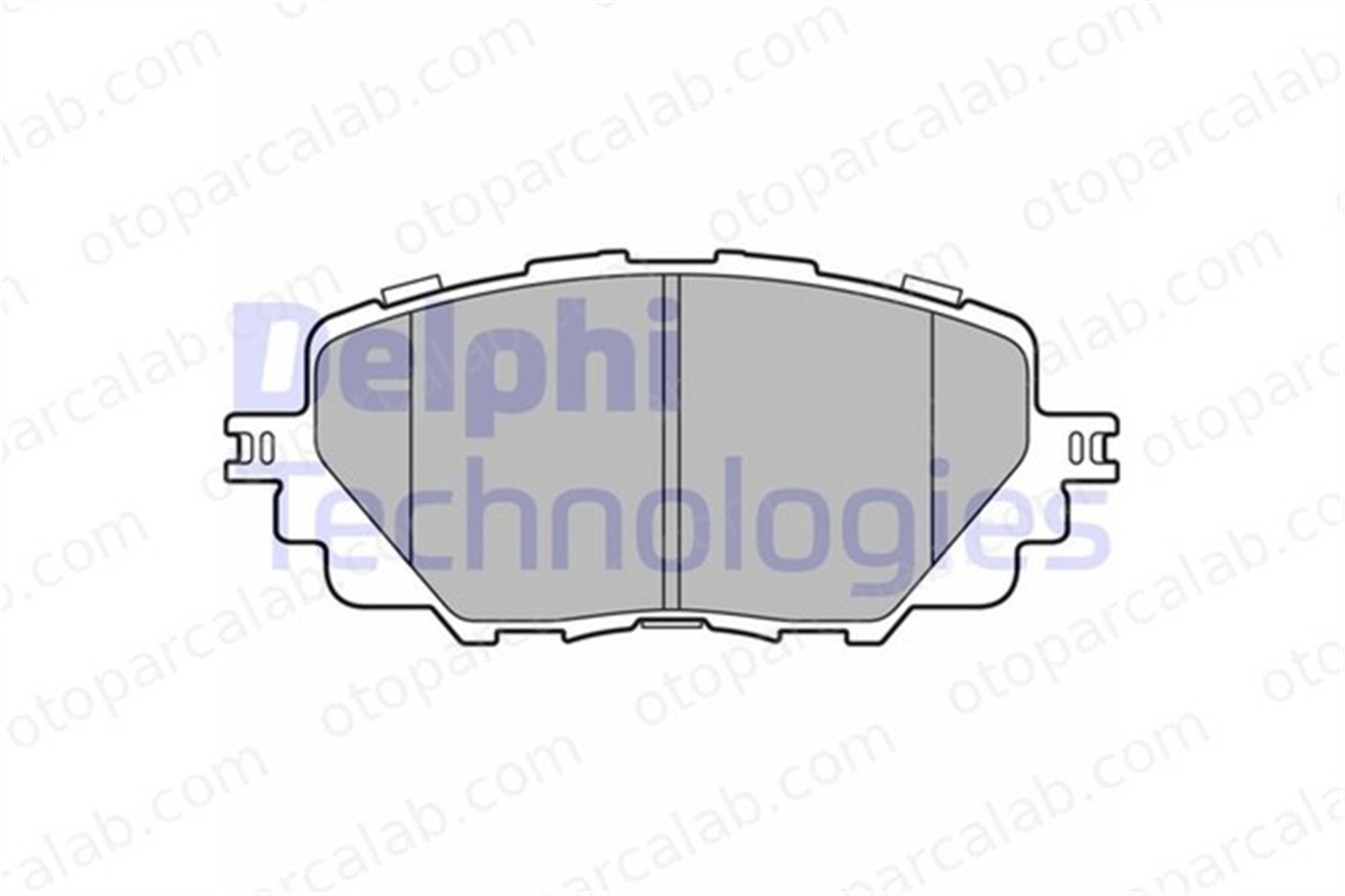 DELPHI LP3284 Fren Disk Balata Ön MAZDA MX-5 IV MX-5 RF Targa 6000615055 N2Y33328ZB