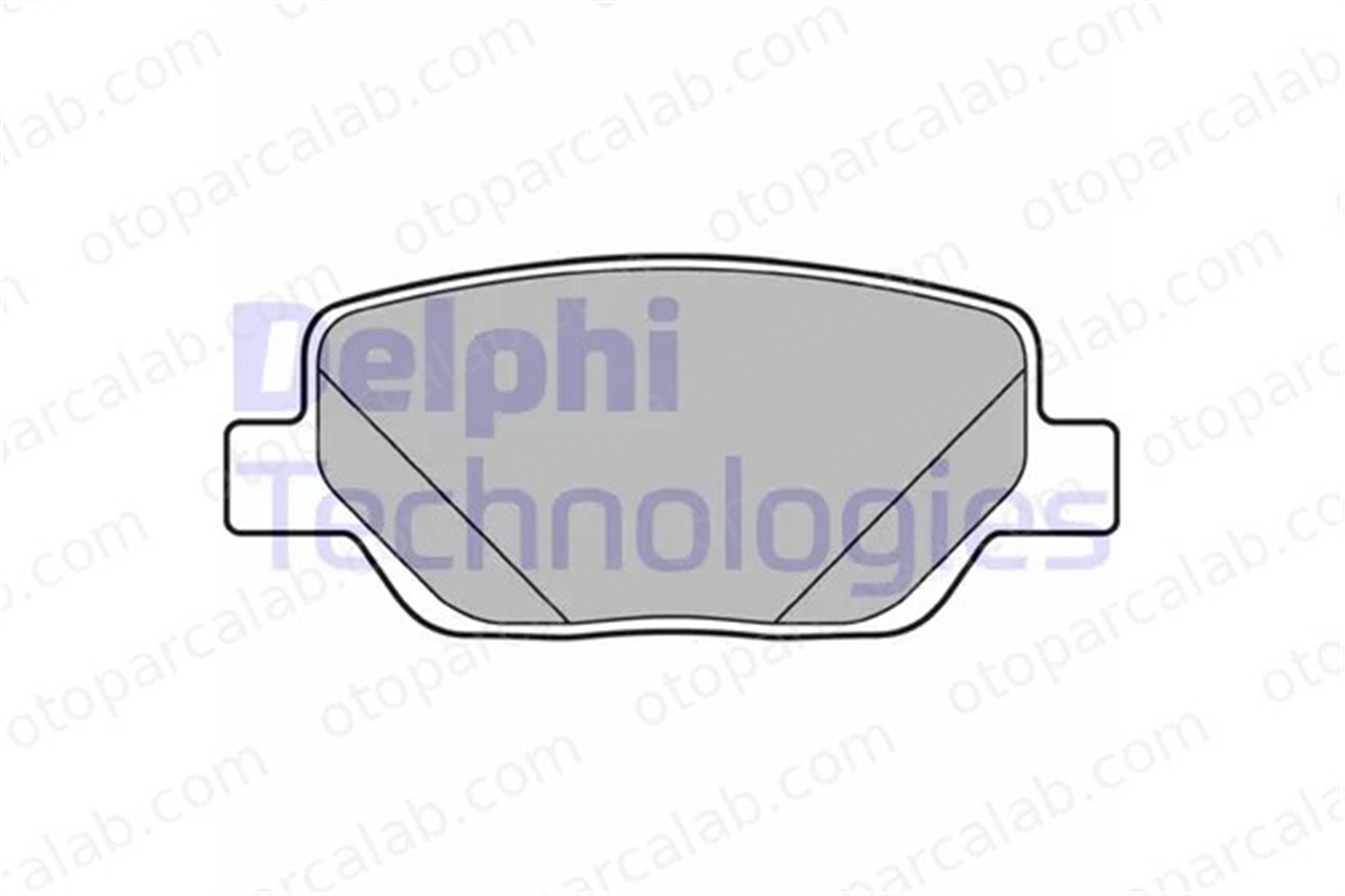 DELPHI LP3290 Fren Disk Balata Arka FIAT TIPO Station wagon TIPO Hatchback 77367717