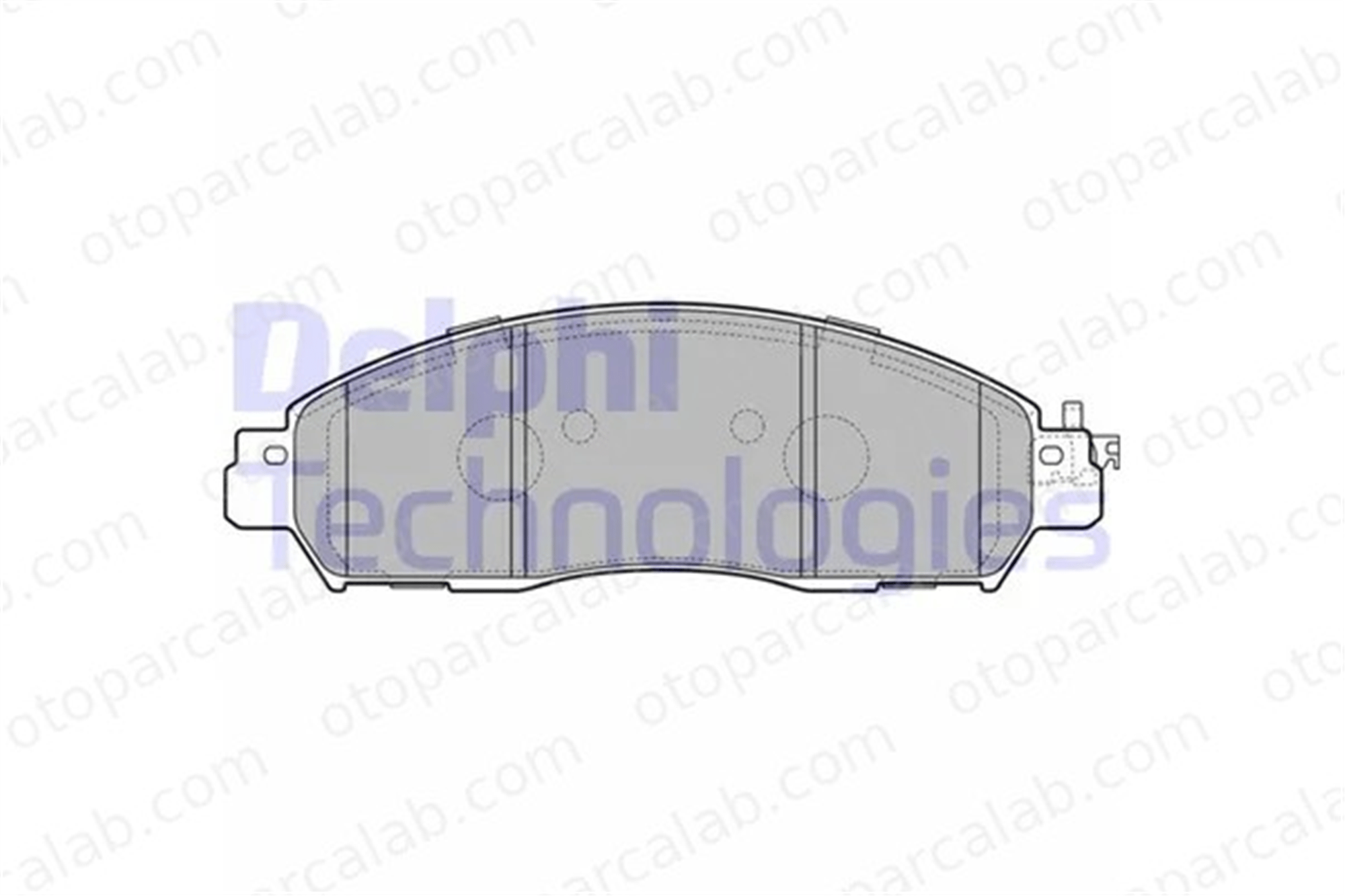 DELPHI LP3291 Fren Disk Balata Ön NISSAN NP300 NAVARA Pick-up RENAULT ALASKAN D10604JA0A D10604KH0C
