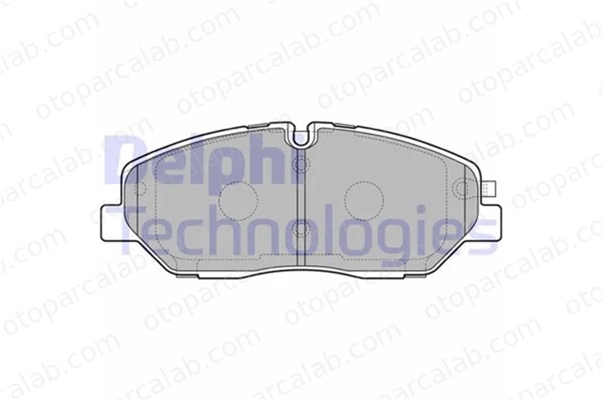 DELPHI LP3293 Fren Disk Balata Ön HYUNDAI H350 Minibüs/Otobüs H350 Panelvan/Van 5810159A00