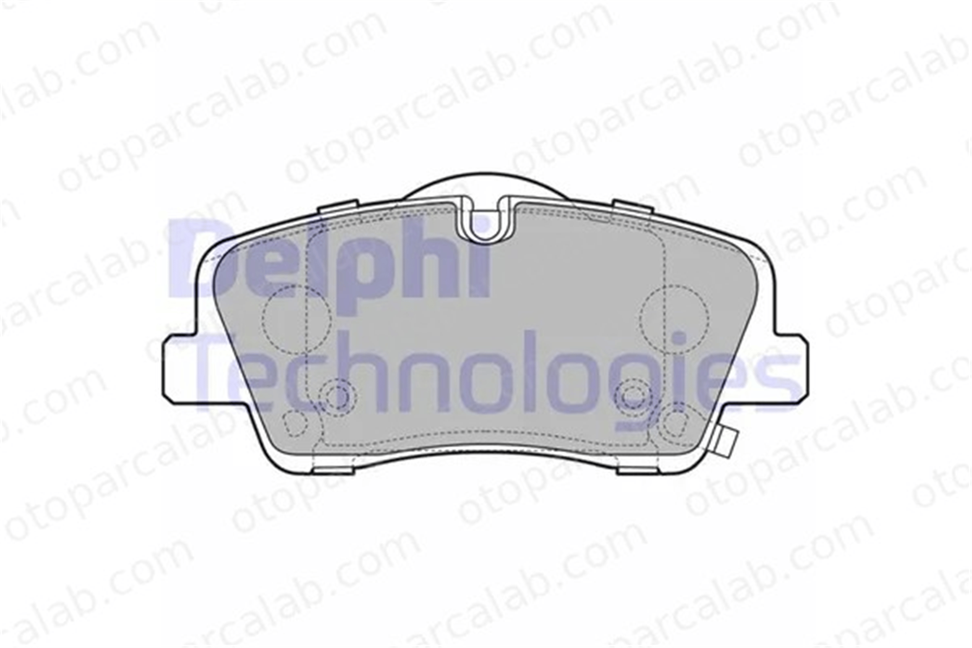 DELPHI LP3295 Fren Disk Balata Arka HYUNDAI H350 Minibüs/Otobüs H350 Panelvan/Van 5830159A00