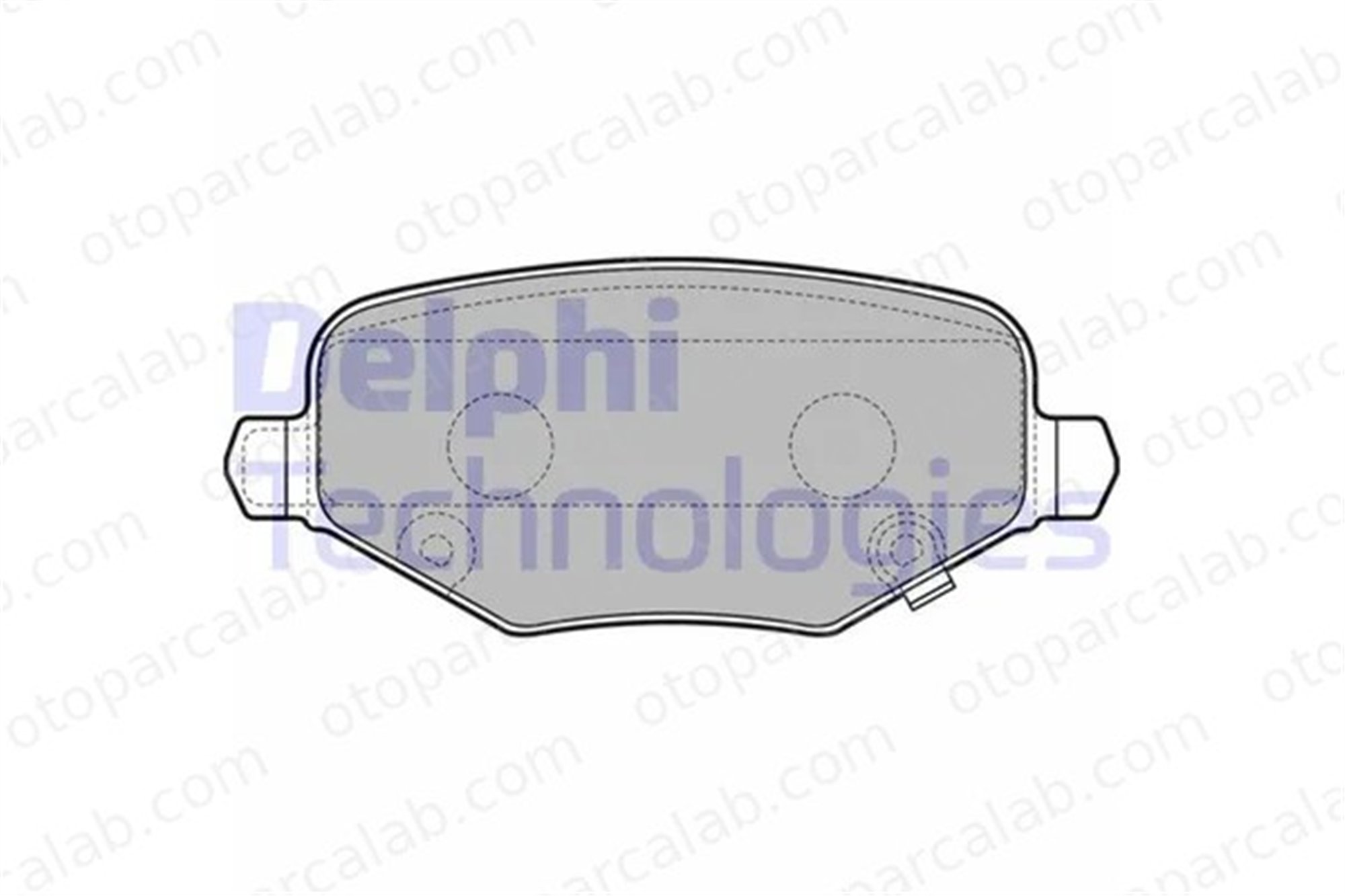 DELPHI LP3296 Fren Disk Balata Ön DODGE JOURNEY CHRYSLER GRAND VOYAGER V 68192439AB 7B0698451G