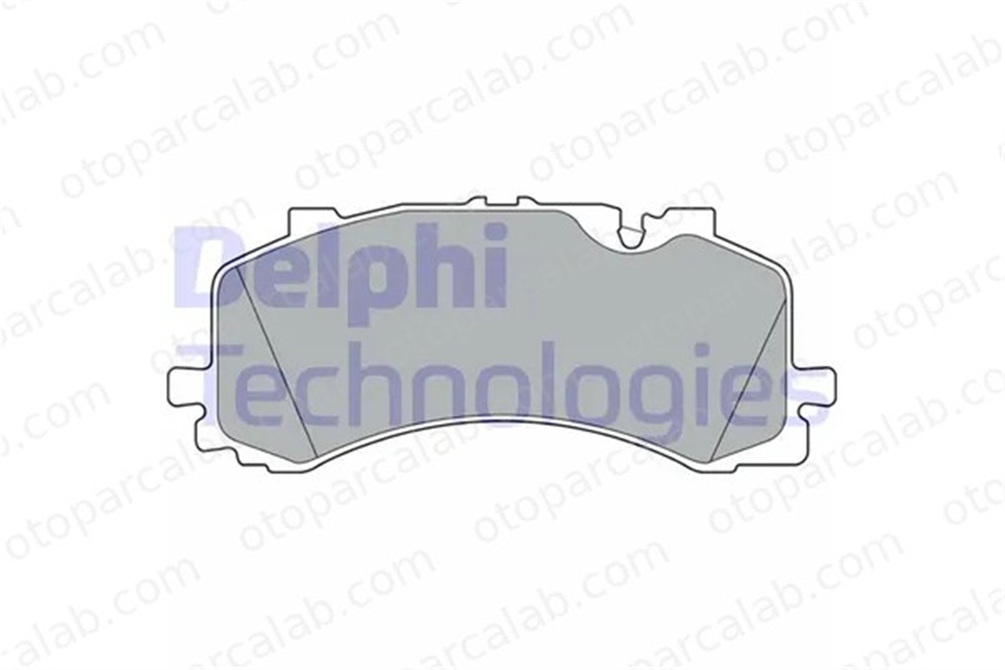 DELPHI LP3307 Fren Disk Balata Ön AUDI Q7 A8 D5 4M0698151AH 4M0698151AL