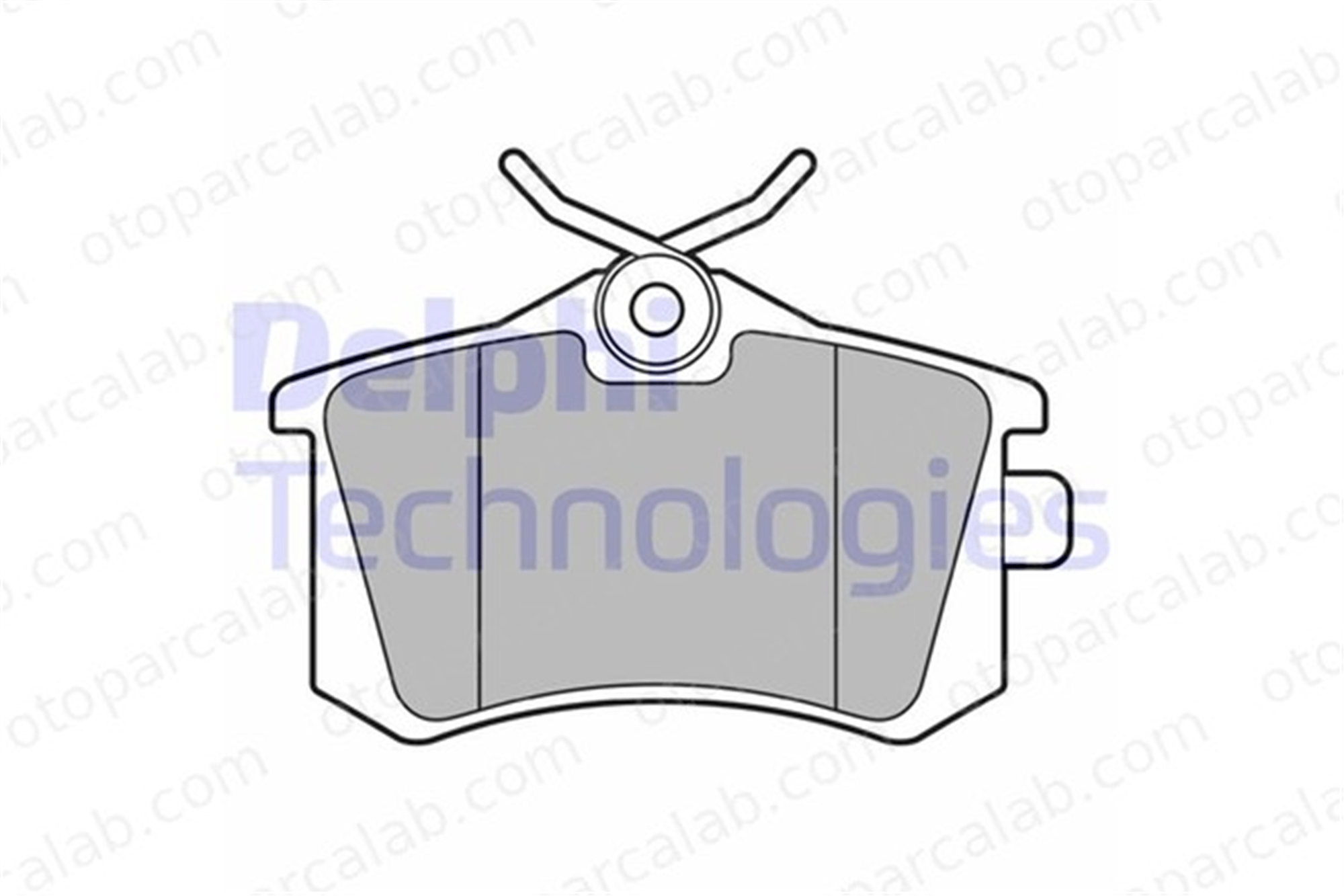 DELPHI LP3346 Fren Disk Balata Ön RENAULT MEGANE II MEGANE II Station wagon 1631831780 1H0698451D