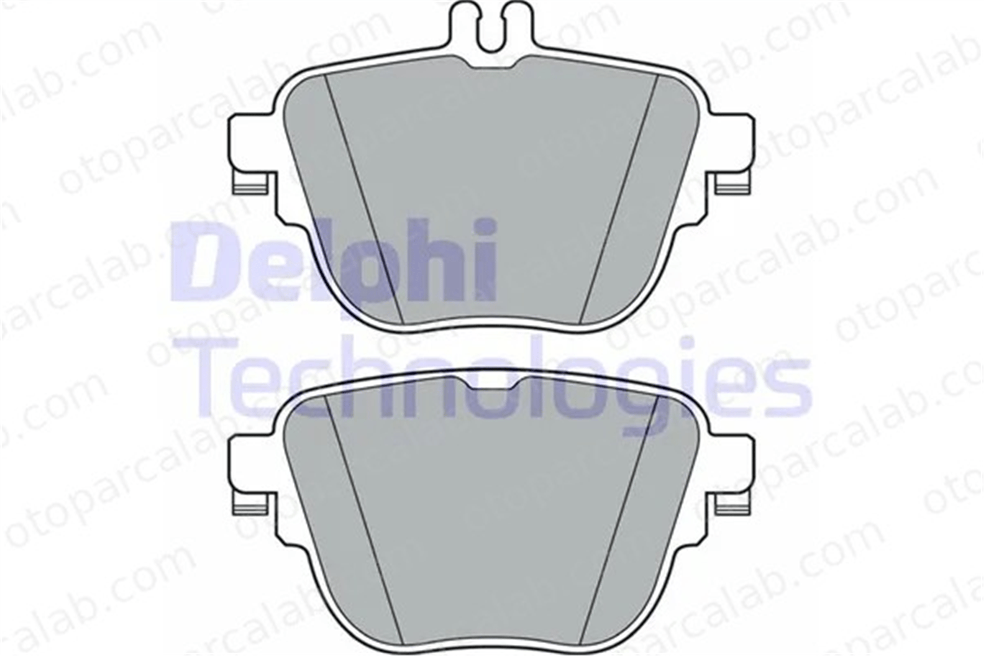 DELPHI LP3359 Fren Disk Balata Arka MERCEDES-BENZ E-SERISI E-SERISI T-Model A0004206200 A0004206300