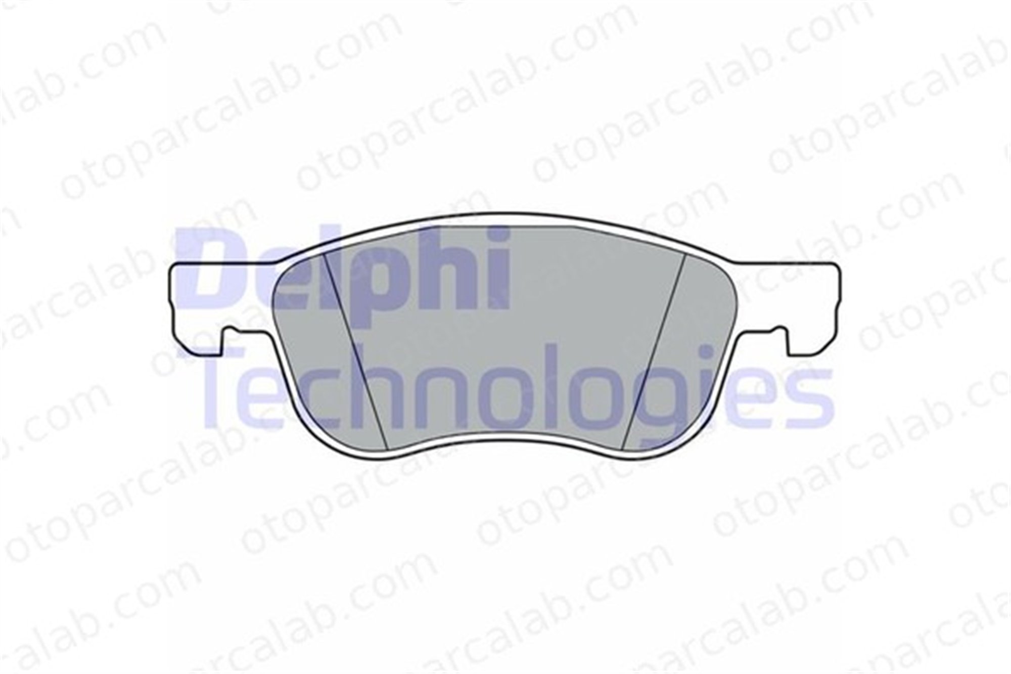 DELPHI LP3365 Fren Disk Balata Ön FORD FIESTA VII FIESTA VII Van MEH1BC2K021AA 2458760