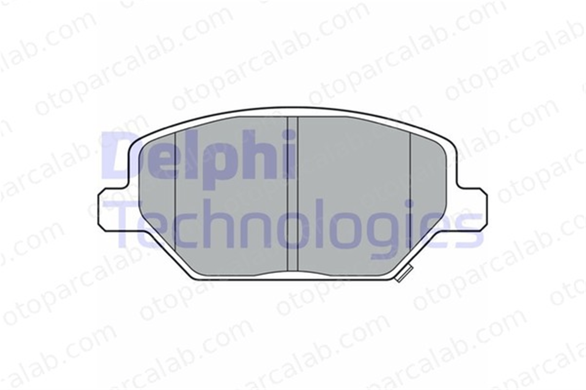 DELPHI LP3371 Fren Disk Balata Ön OPEL INSIGNIA B Grand Sport INSIGNIA B Sports Tourer 84120877