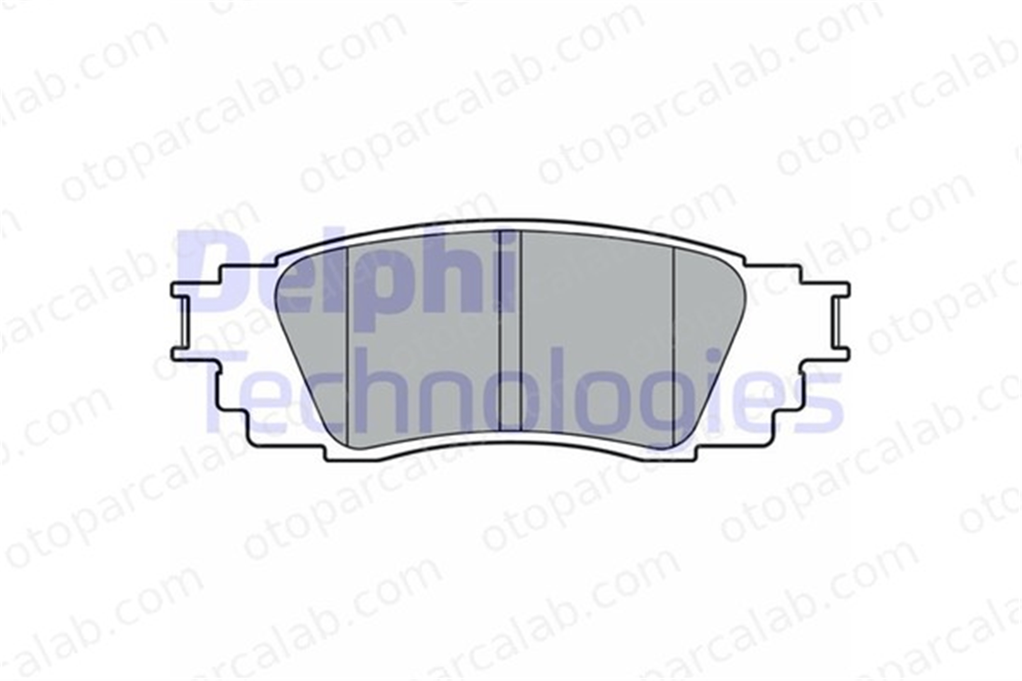 DELPHI LP3379 Fren Disk Balata Arka TOYOTA C-HR C-HR VAN 446610010 446610011