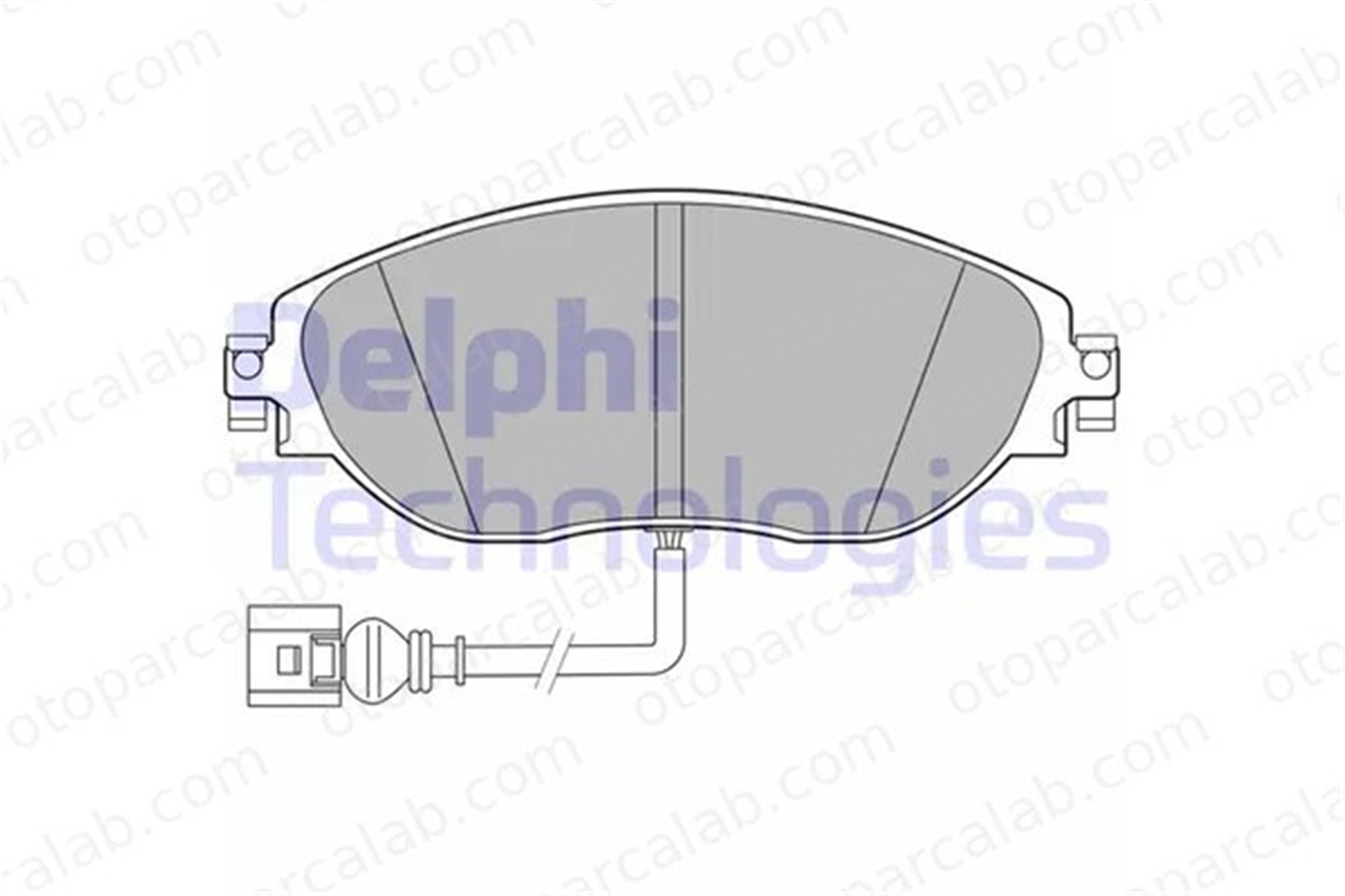 DELPHI LP3389 Fren Disk Balata Ön AUDI A3 Limousine A3 Sportback 8V0698151C 5Q0698151K