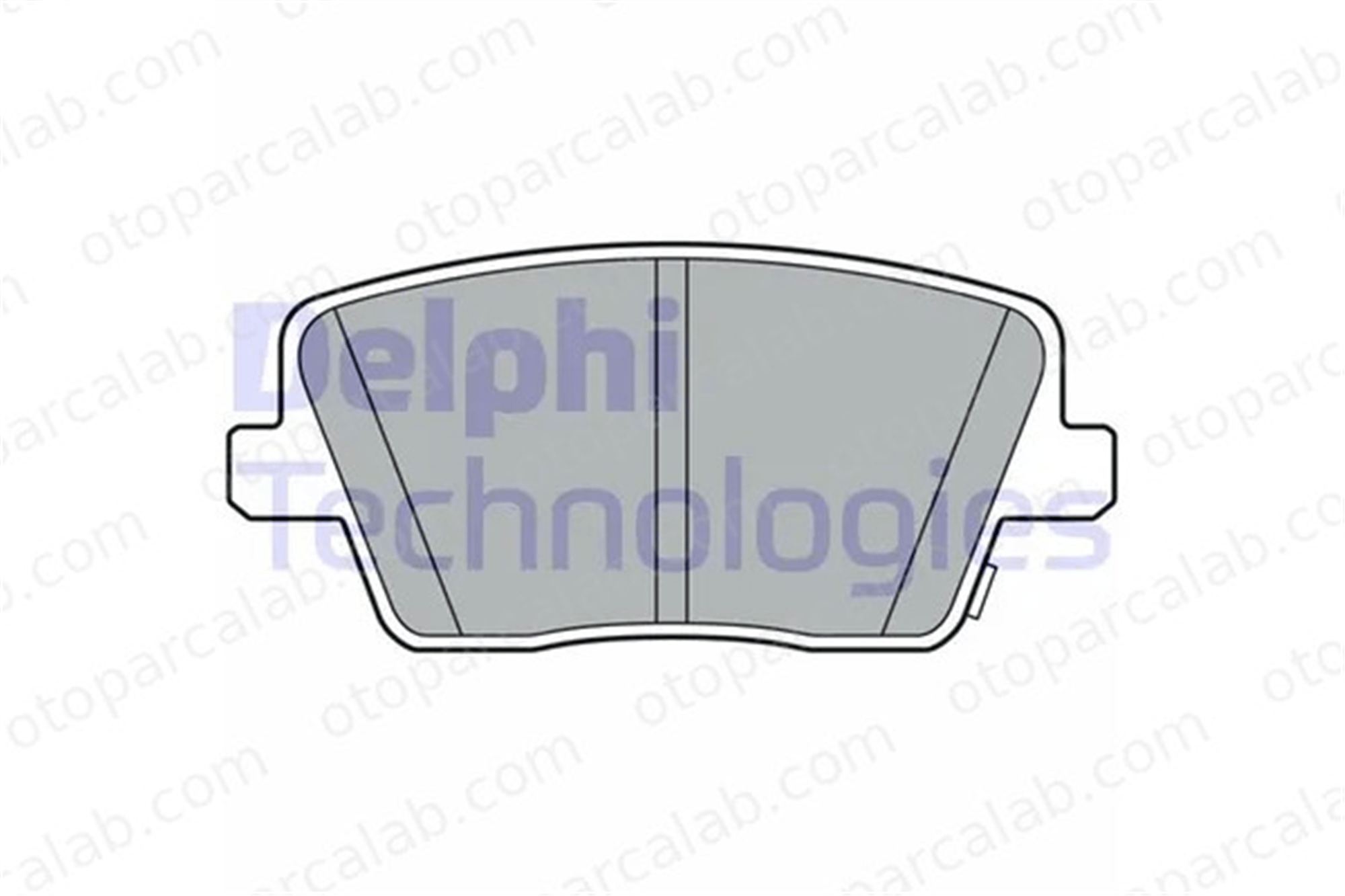 DELPHI LP3404 Fren Disk Balata Ön HYUNDAI i30 i30 Station wagon 58302S0A30 58302I3A00