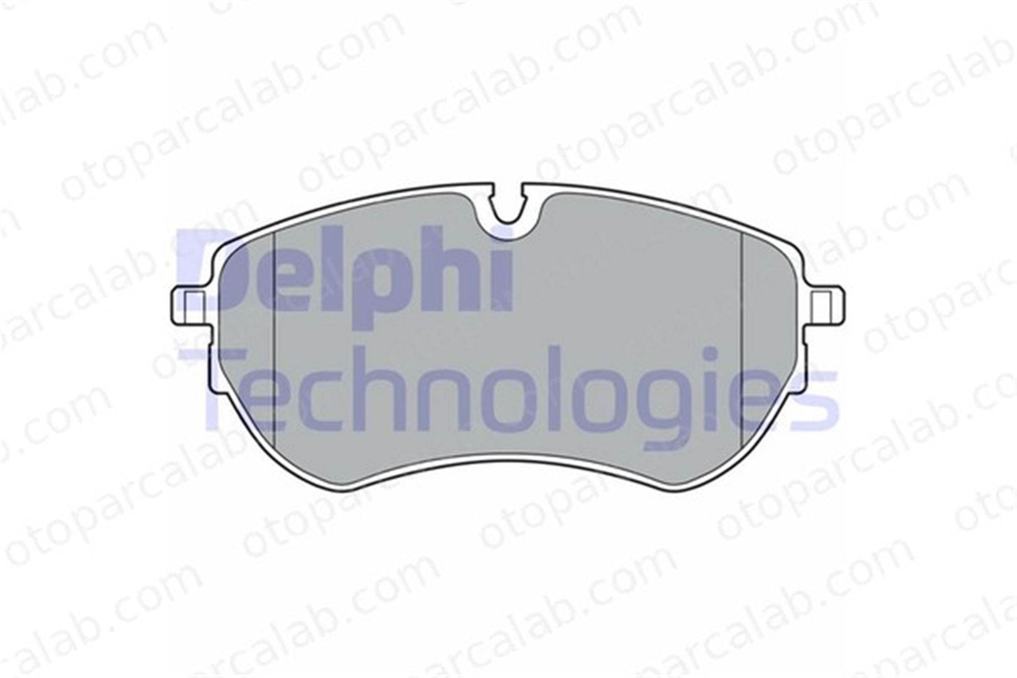 DELPHI LP3406 Fren Disk Balata Ön VW AMAROK AMAROK Platform şasi 2H6698151 2H6698151A
