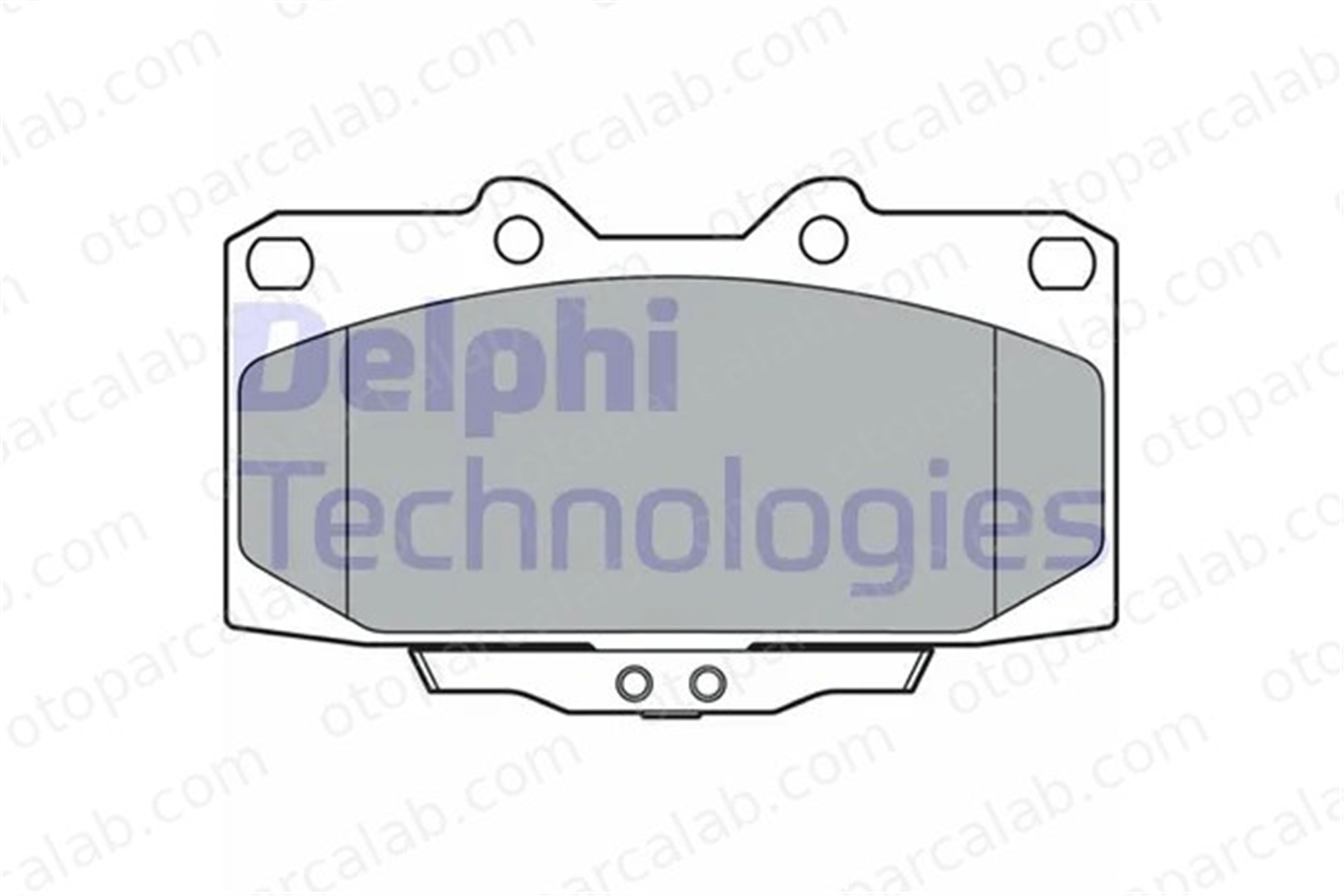 DELPHI LP3409 Fren Disk Balata Ön TOYOTA YARIS 446552360 0446552360