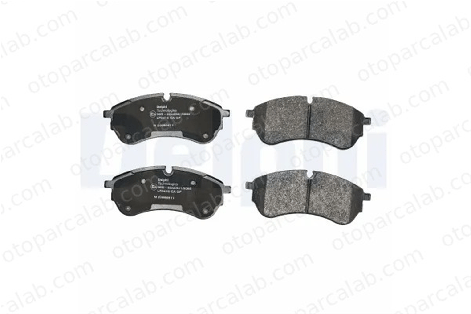 DELPHI LP3410 Fren Disk Balata Ön veya Arka VW CRAFTER Panelvan/Van MAN TGE Panelvan/Van 2N0698151 65508206000