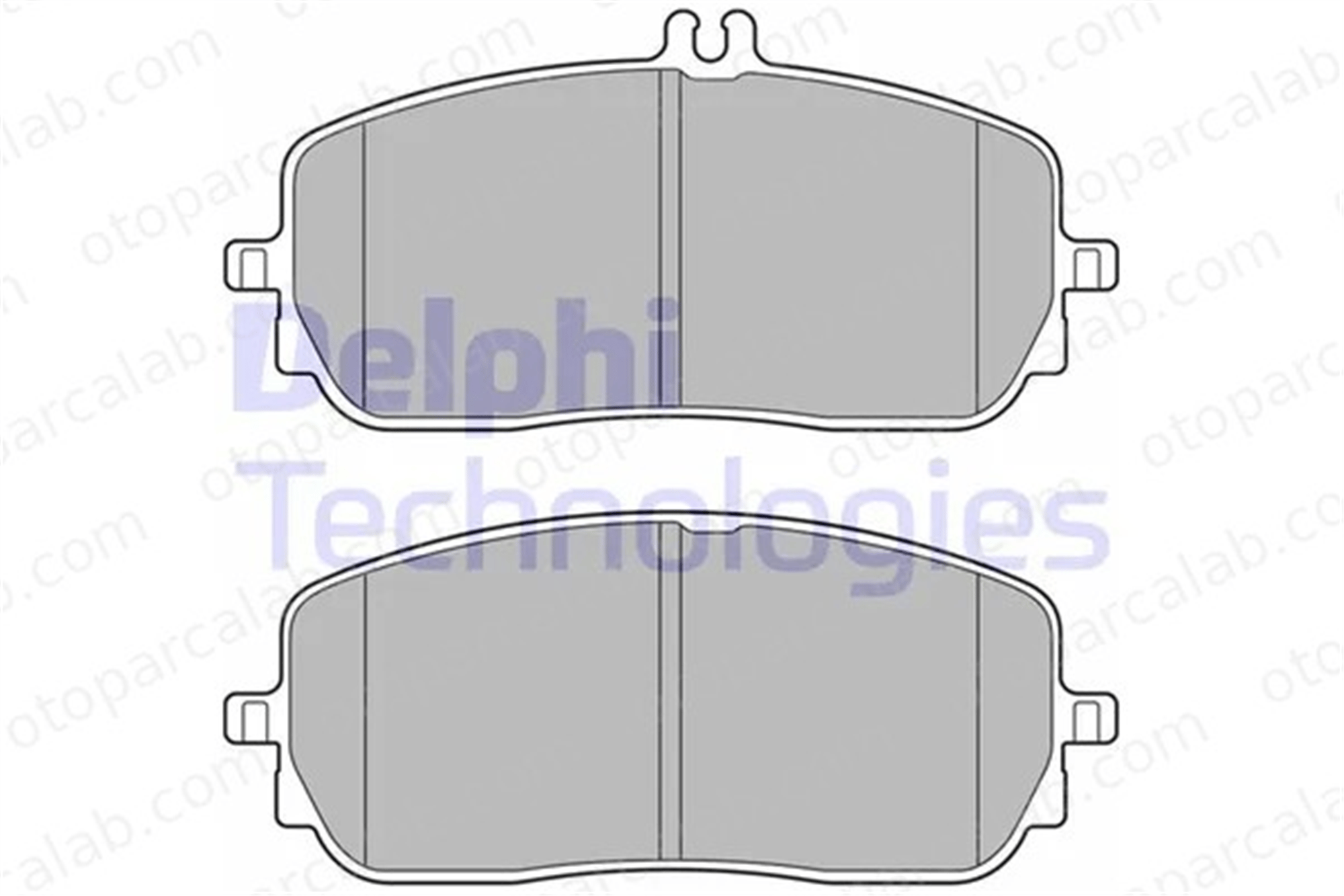 DELPHI LP3437 Fren Disk Balata Ön MERCEDES-BENZ A-SERISI A-SERISI Sedan A0004207200 A0004203005