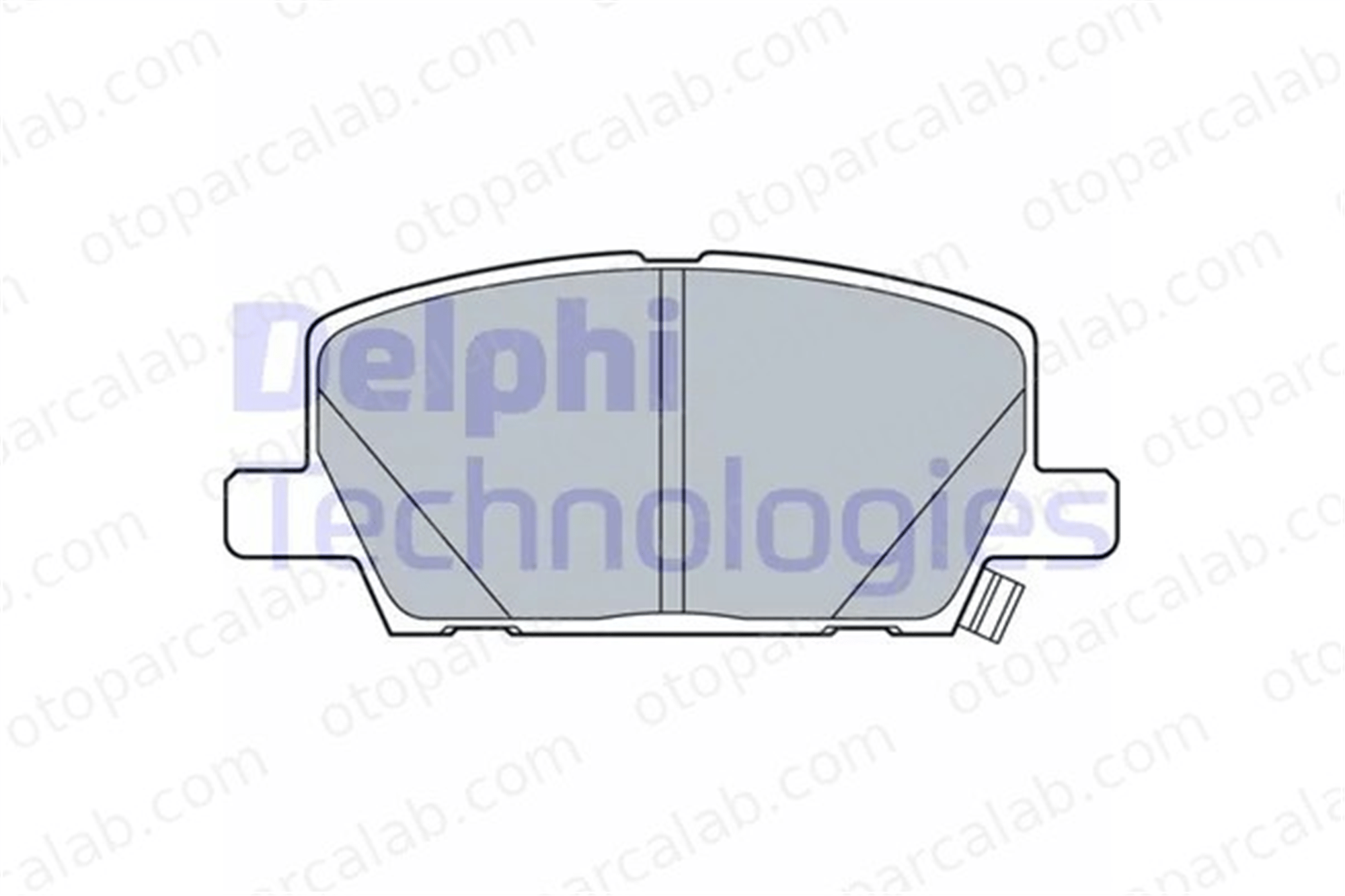DELPHI LP3482 Fren Disk Balata Ön OPEL MOKKA / MOKKA X INSIGNIA B Grand Sport 42566753 1684934480