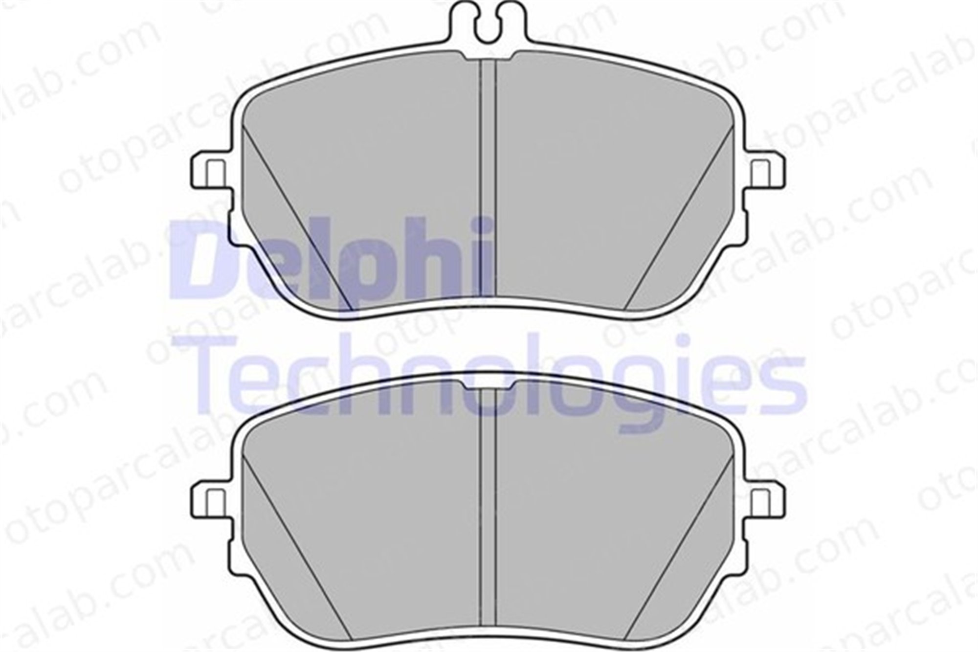 DELPHI LP3485 Fren Disk Balata Ön MERCEDES-BENZ A-SERISI B-SERISI Sports Tourer A0004207000 A0004206902