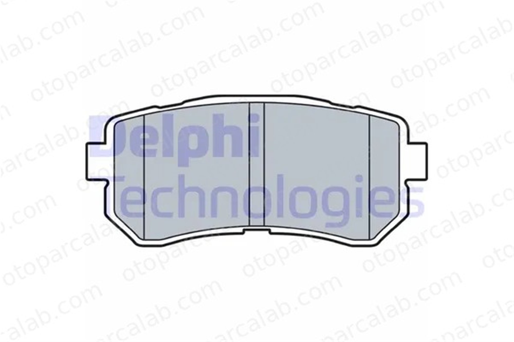 DELPHI LP3521 Fren Disk Balata Arka HYUNDAI i20 I 583021JA31